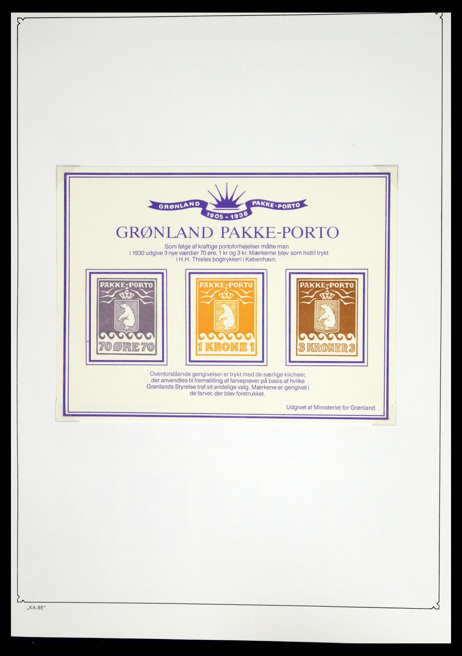 37405 134 - Postzegelverzameling 37405 Groenland 1905-2014.
