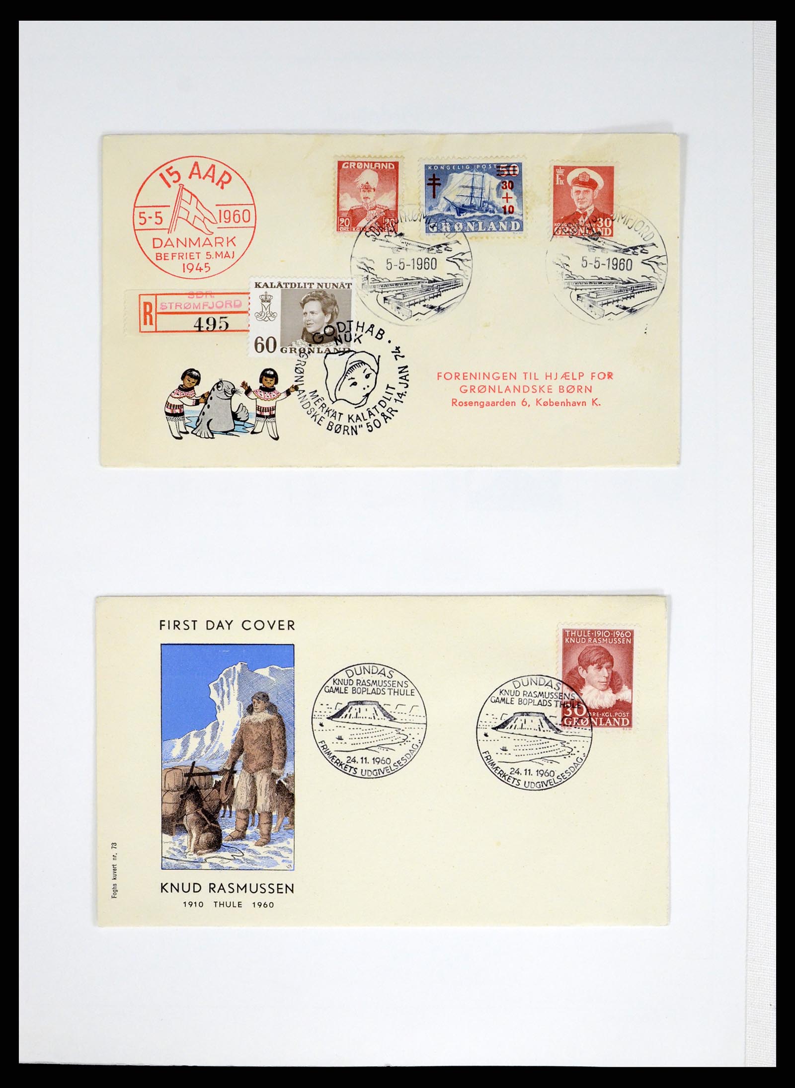 37406 006 - Postzegelverzameling 37406 Groenland 1938-2014.