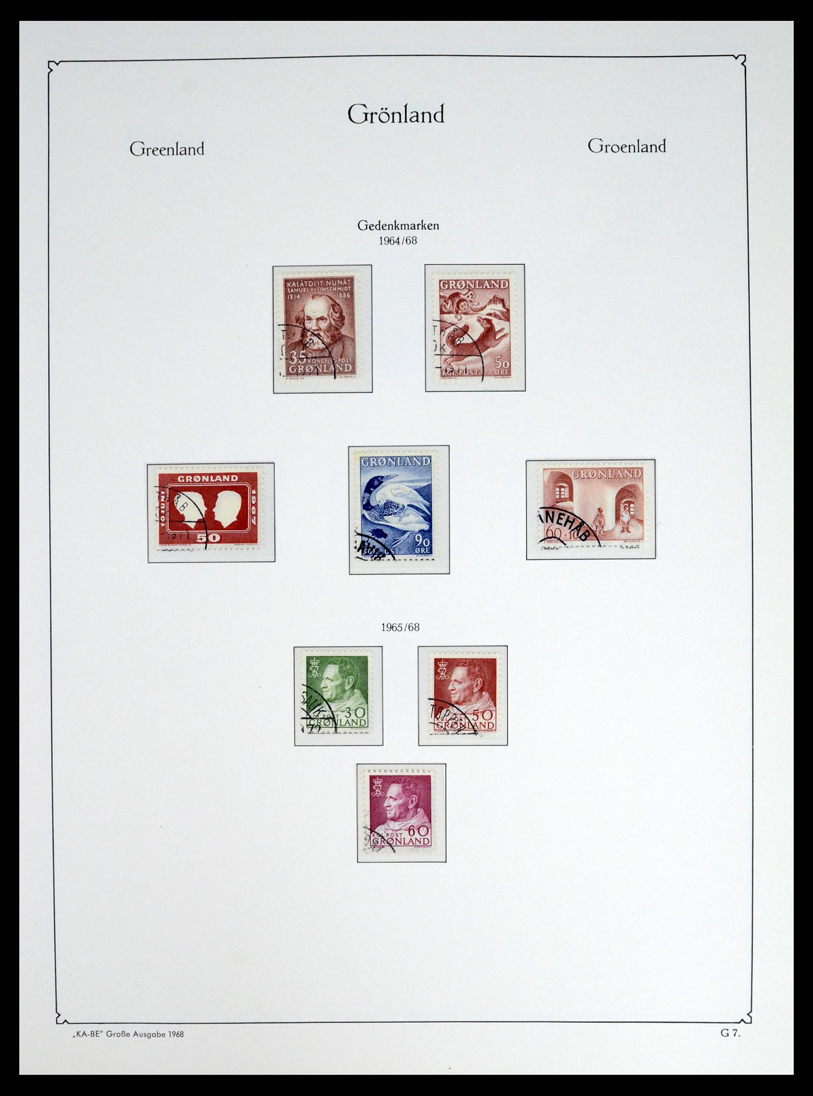 37406 009 - Postzegelverzameling 37406 Groenland 1938-2014.