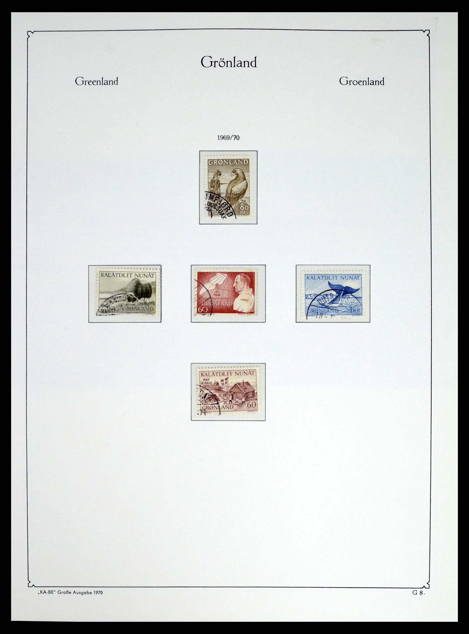 37406 010 - Postzegelverzameling 37406 Groenland 1938-2014.