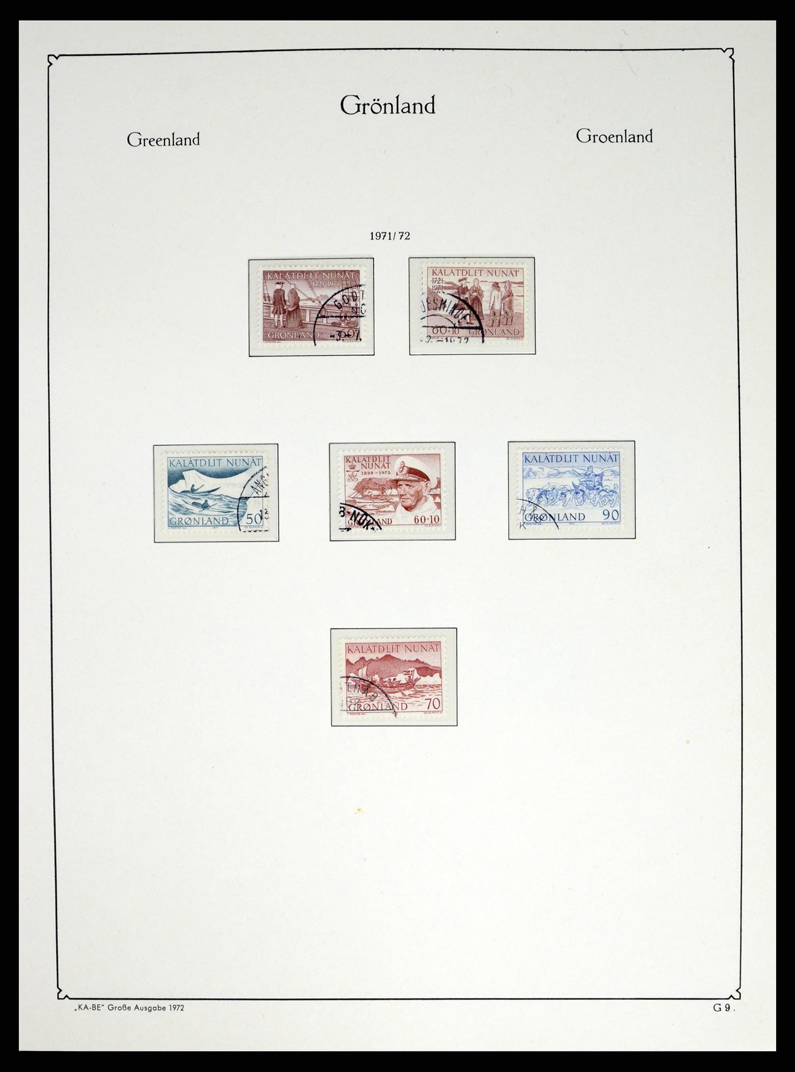 37406 011 - Postzegelverzameling 37406 Groenland 1938-2014.
