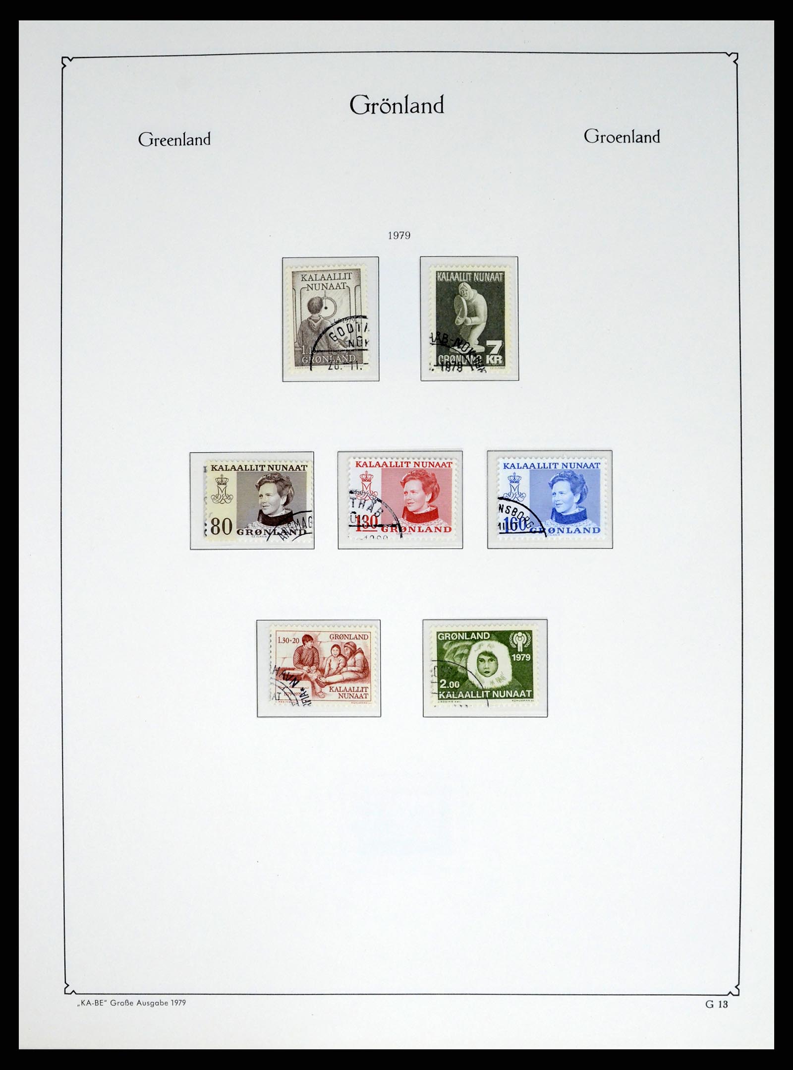 37406 015 - Postzegelverzameling 37406 Groenland 1938-2014.