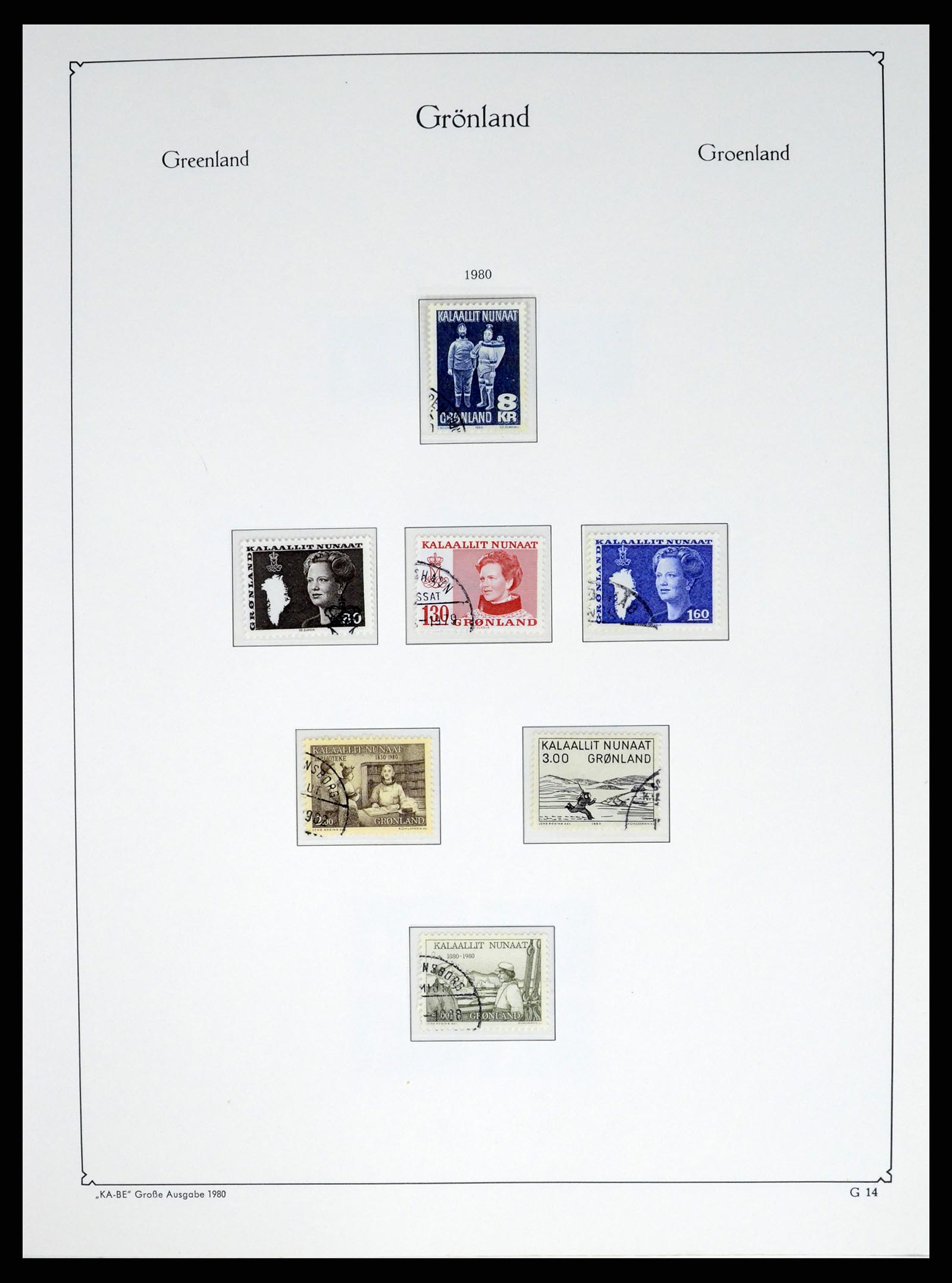 37406 016 - Postzegelverzameling 37406 Groenland 1938-2014.