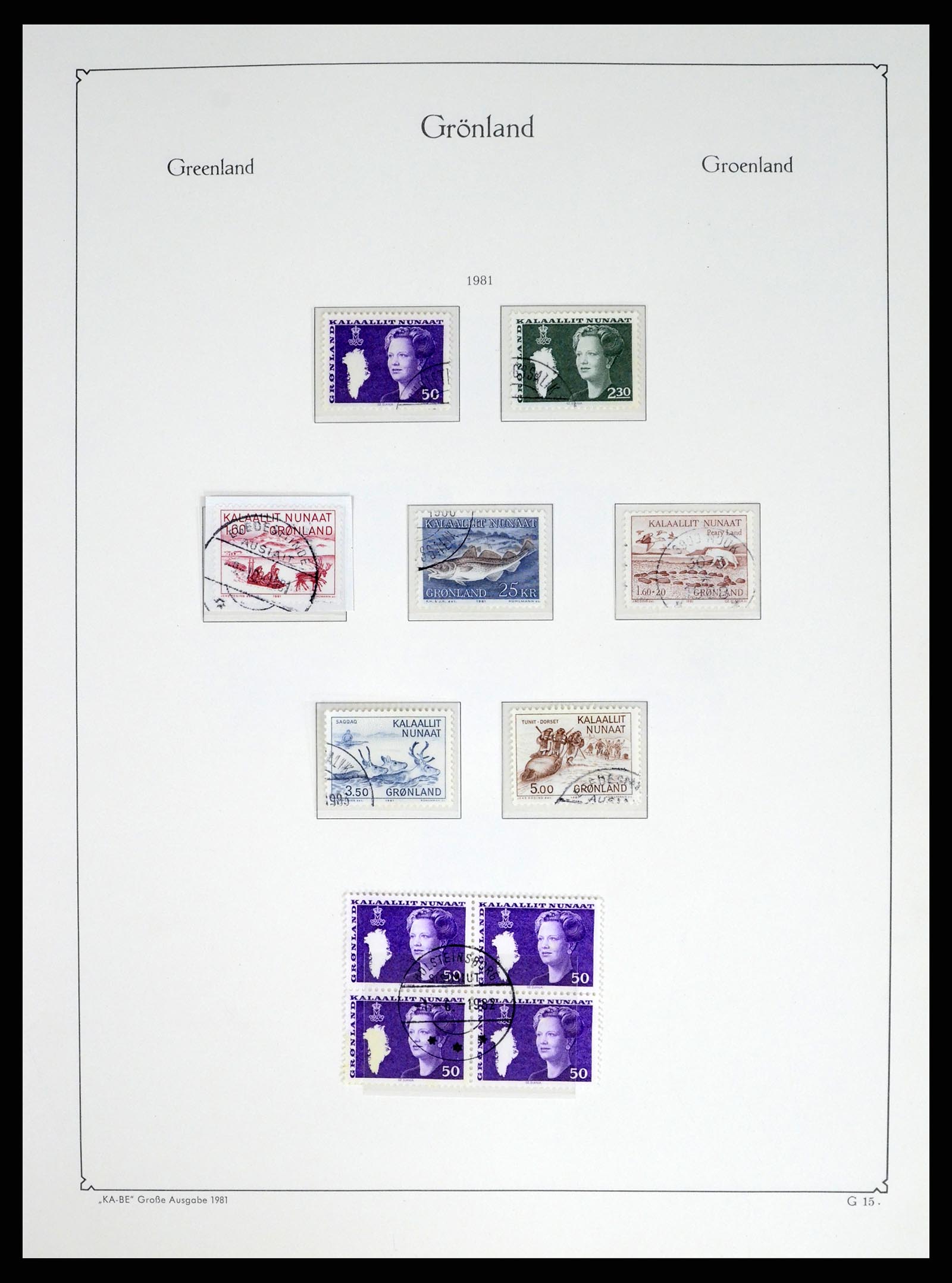 37406 017 - Postzegelverzameling 37406 Groenland 1938-2014.