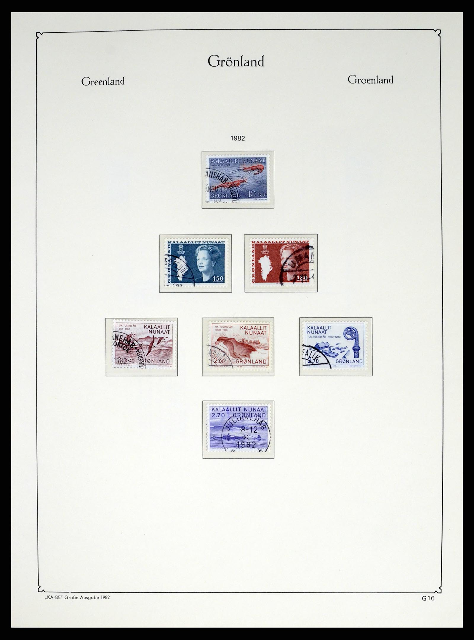 37406 018 - Postzegelverzameling 37406 Groenland 1938-2014.
