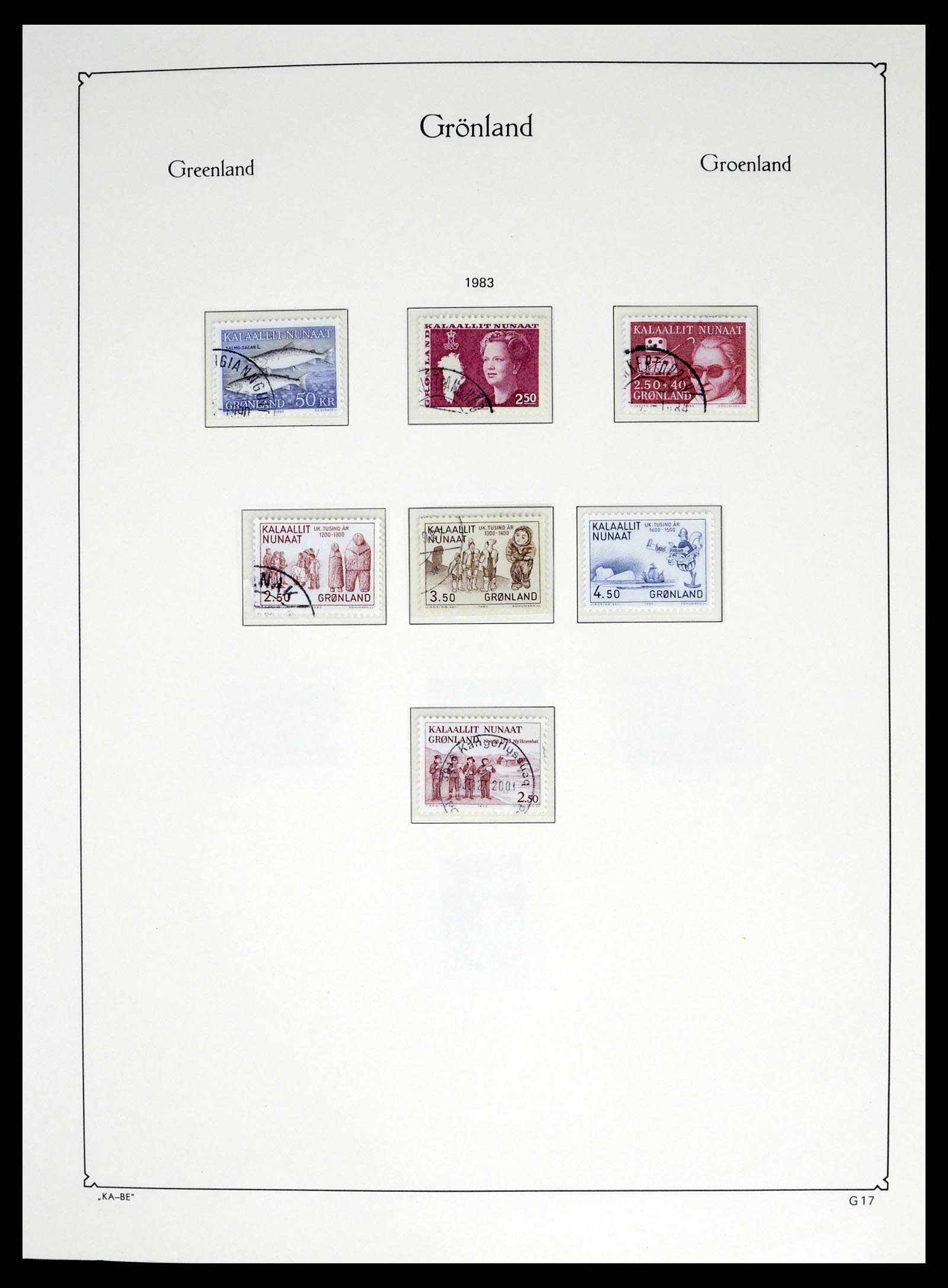37406 020 - Postzegelverzameling 37406 Groenland 1938-2014.