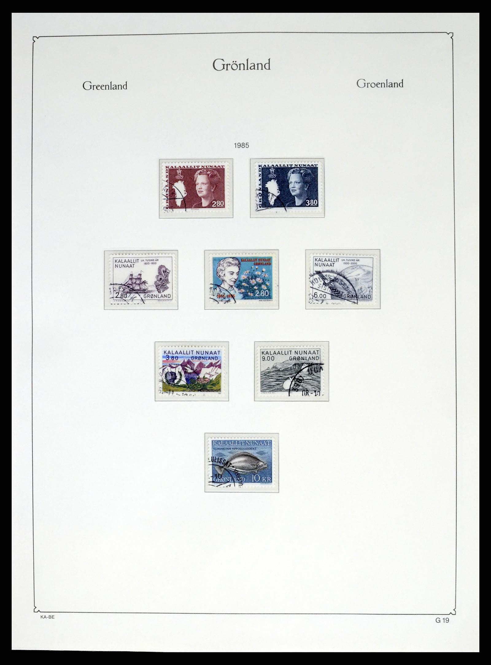 37406 022 - Stamp collection 37406 Greenland 1938-2014.