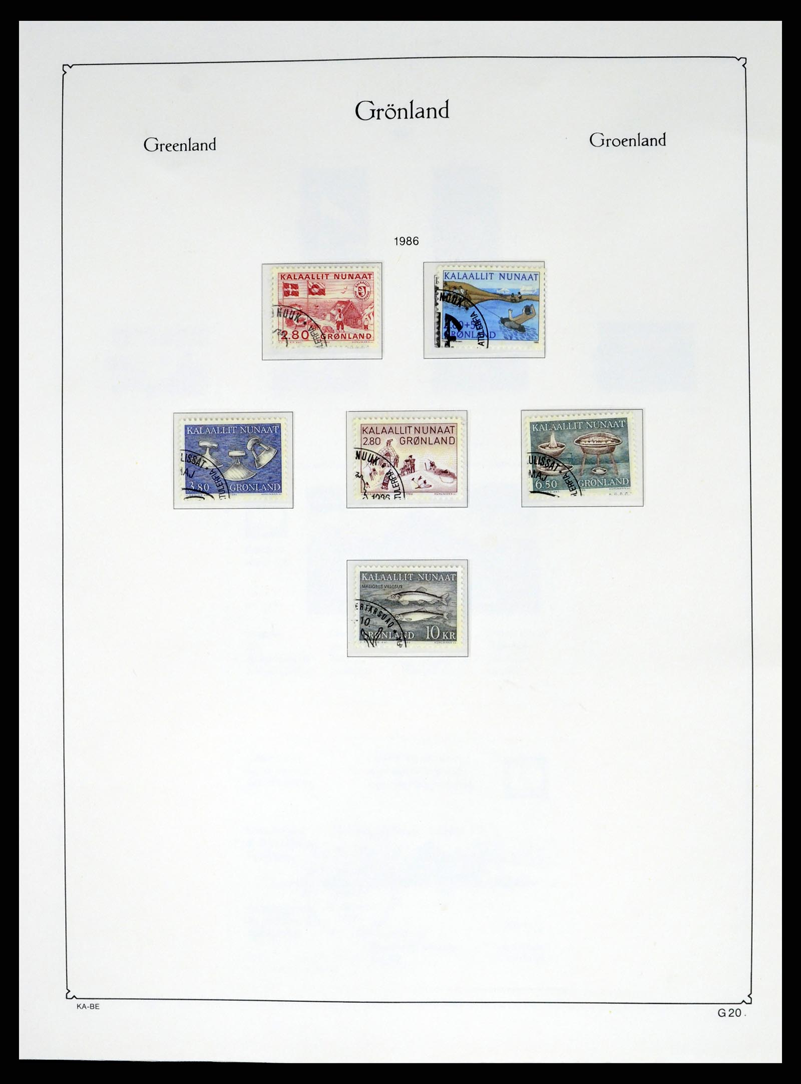 37406 023 - Stamp collection 37406 Greenland 1938-2014.