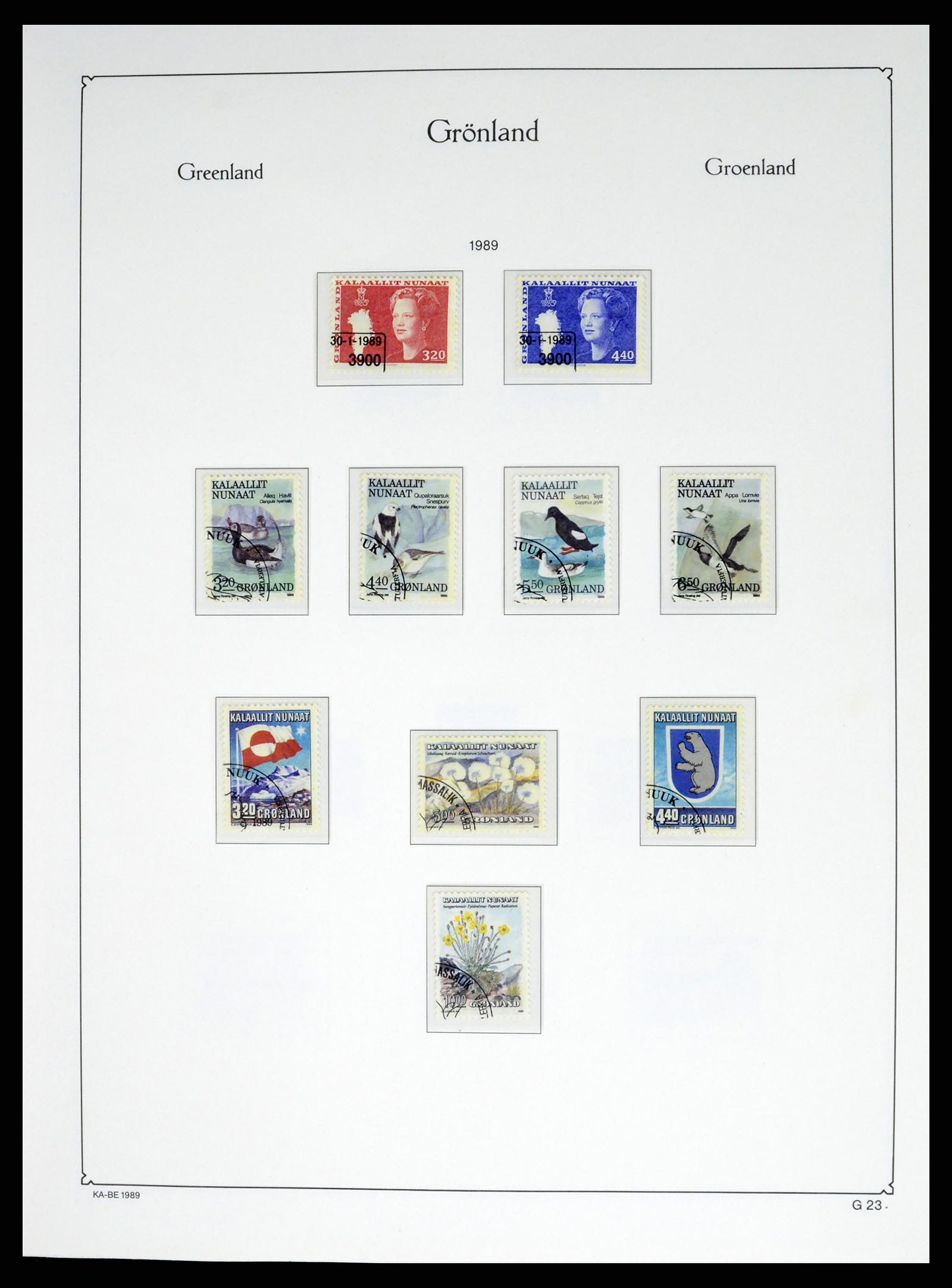 37406 026 - Stamp collection 37406 Greenland 1938-2014.