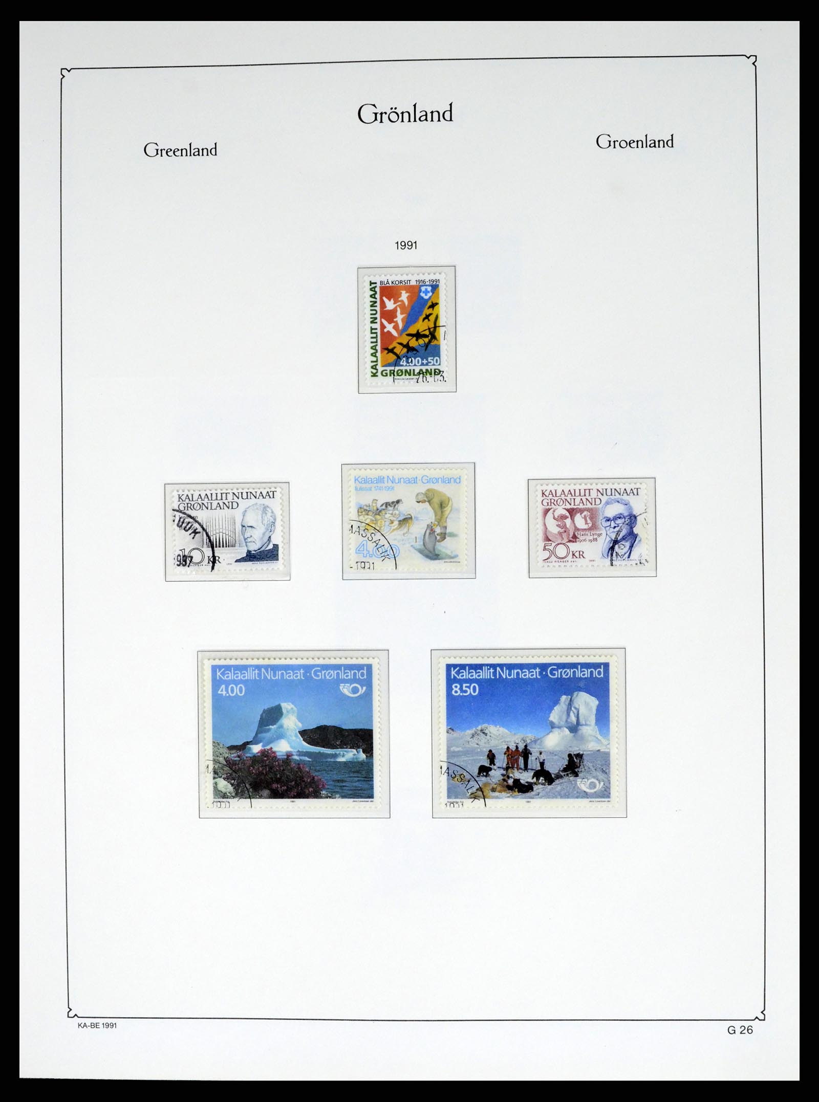 37406 029 - Postzegelverzameling 37406 Groenland 1938-2014.