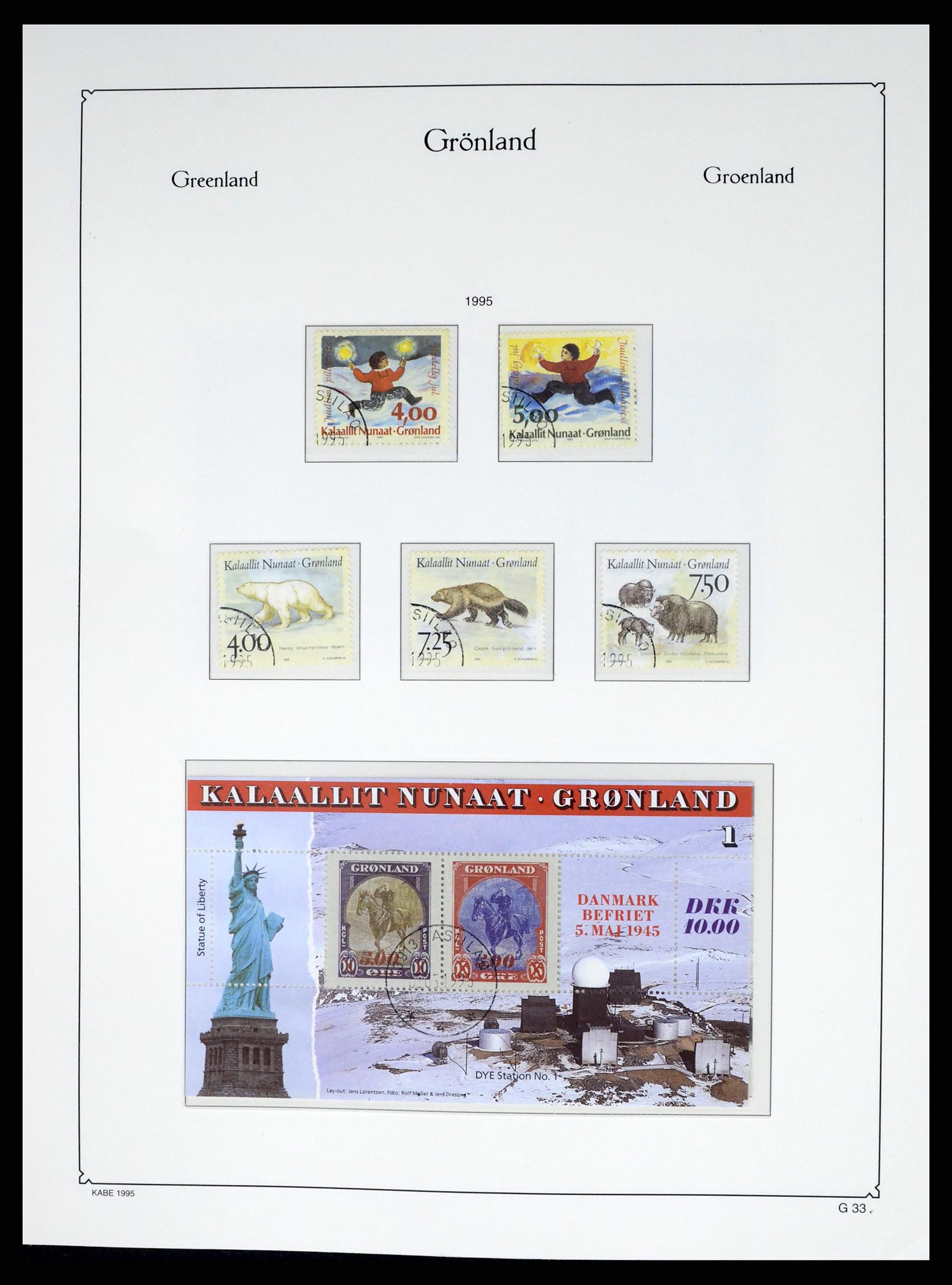 37406 036 - Postzegelverzameling 37406 Groenland 1938-2014.