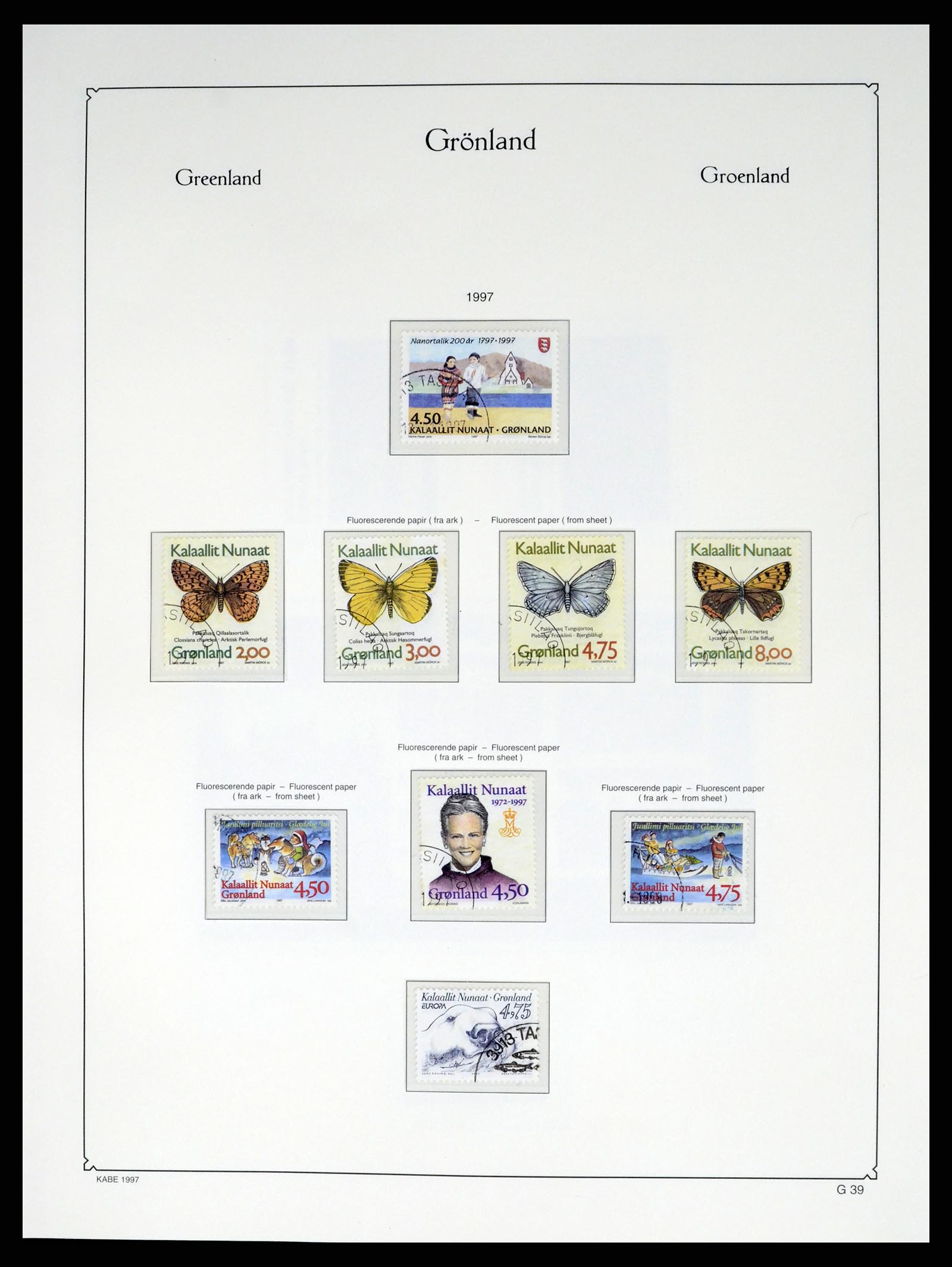 37406 042 - Postzegelverzameling 37406 Groenland 1938-2014.