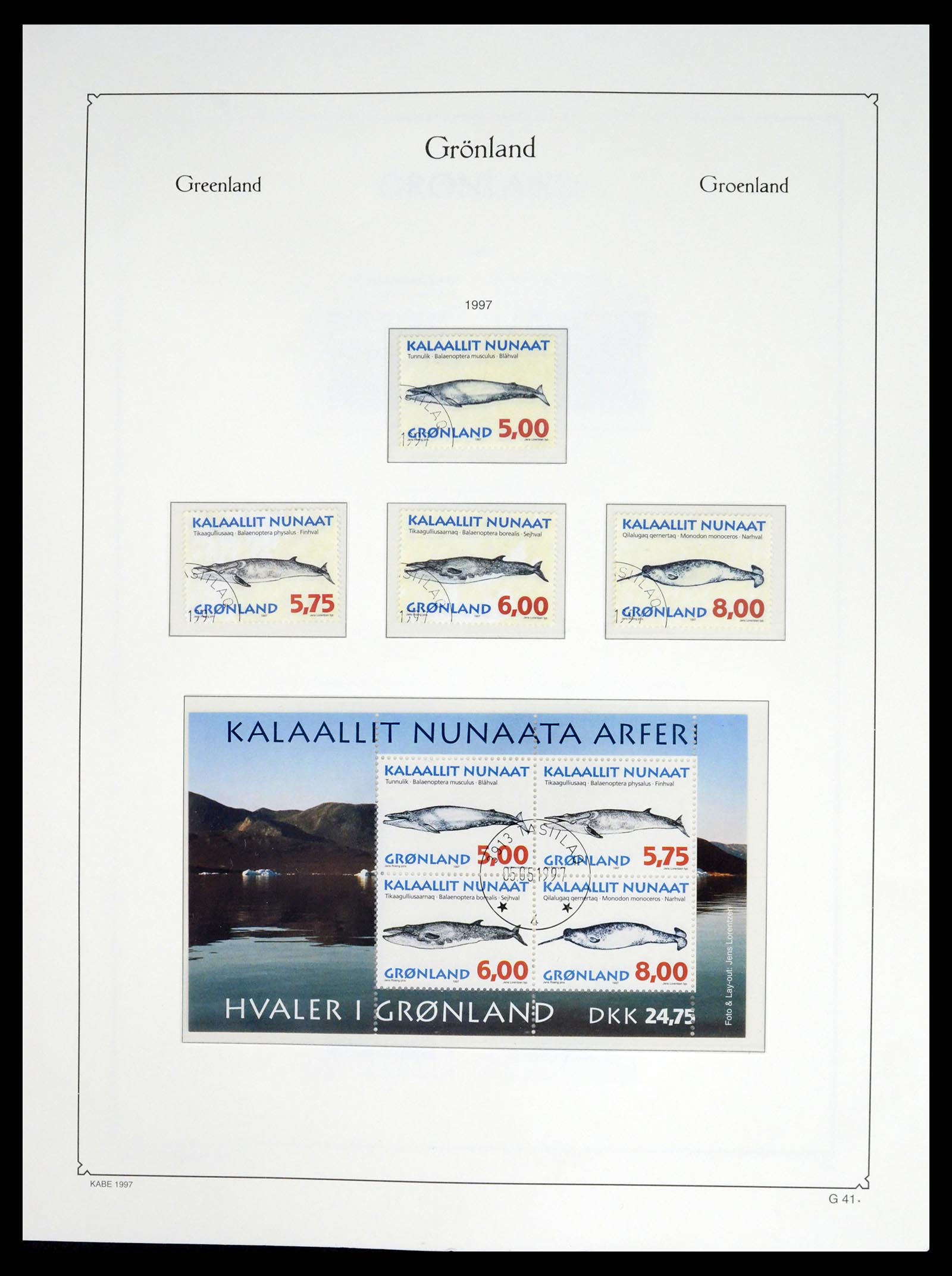 37406 044 - Postzegelverzameling 37406 Groenland 1938-2014.