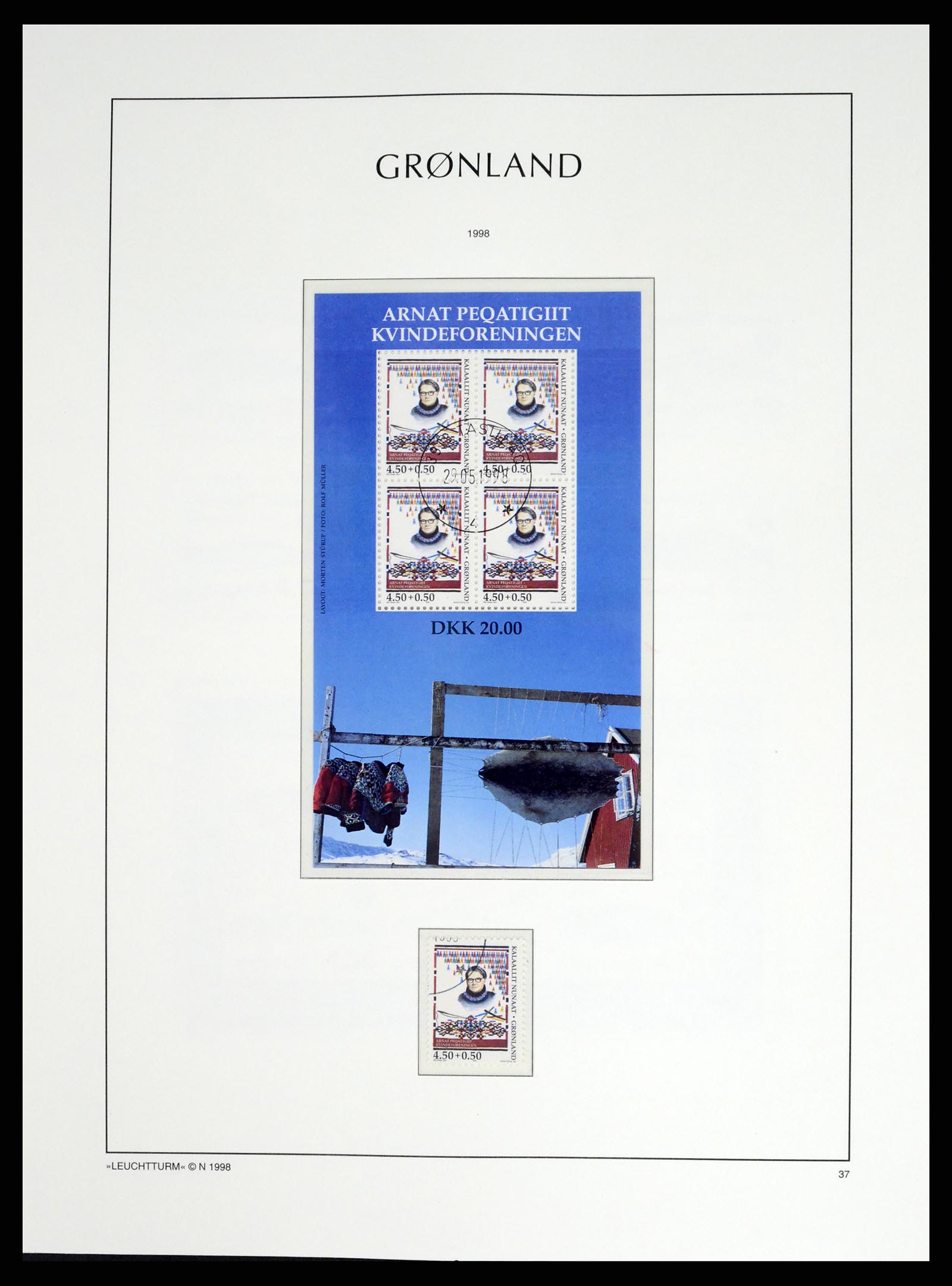 37406 046 - Postzegelverzameling 37406 Groenland 1938-2014.