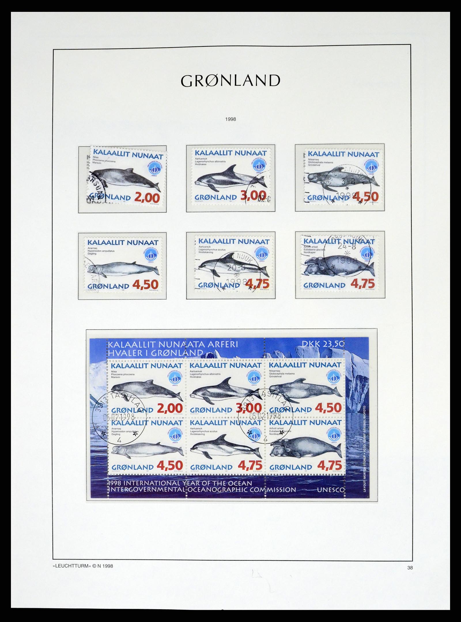 37406 047 - Postzegelverzameling 37406 Groenland 1938-2014.