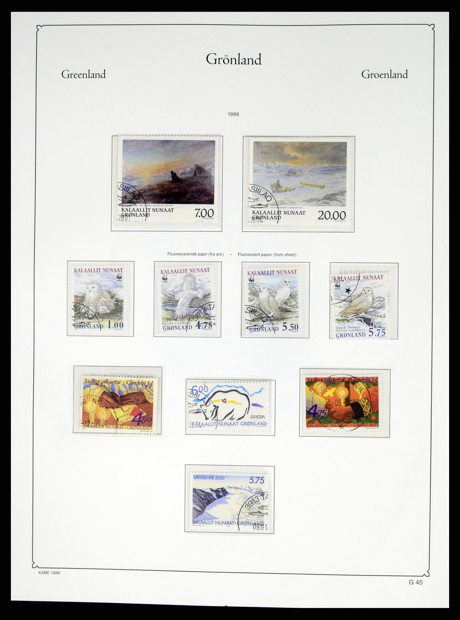 37406 050 - Postzegelverzameling 37406 Groenland 1938-2014.