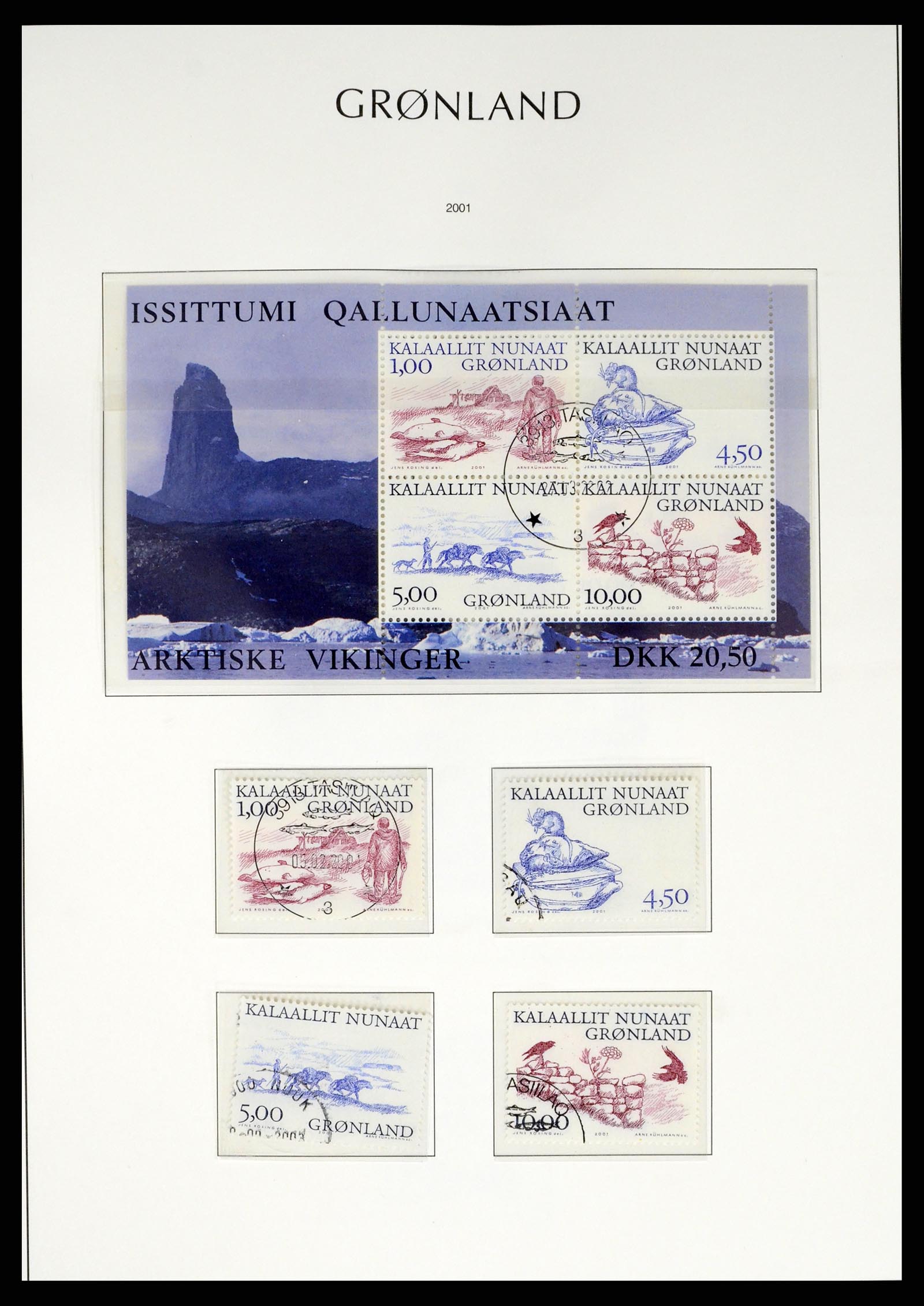 37406 057 - Postzegelverzameling 37406 Groenland 1938-2014.