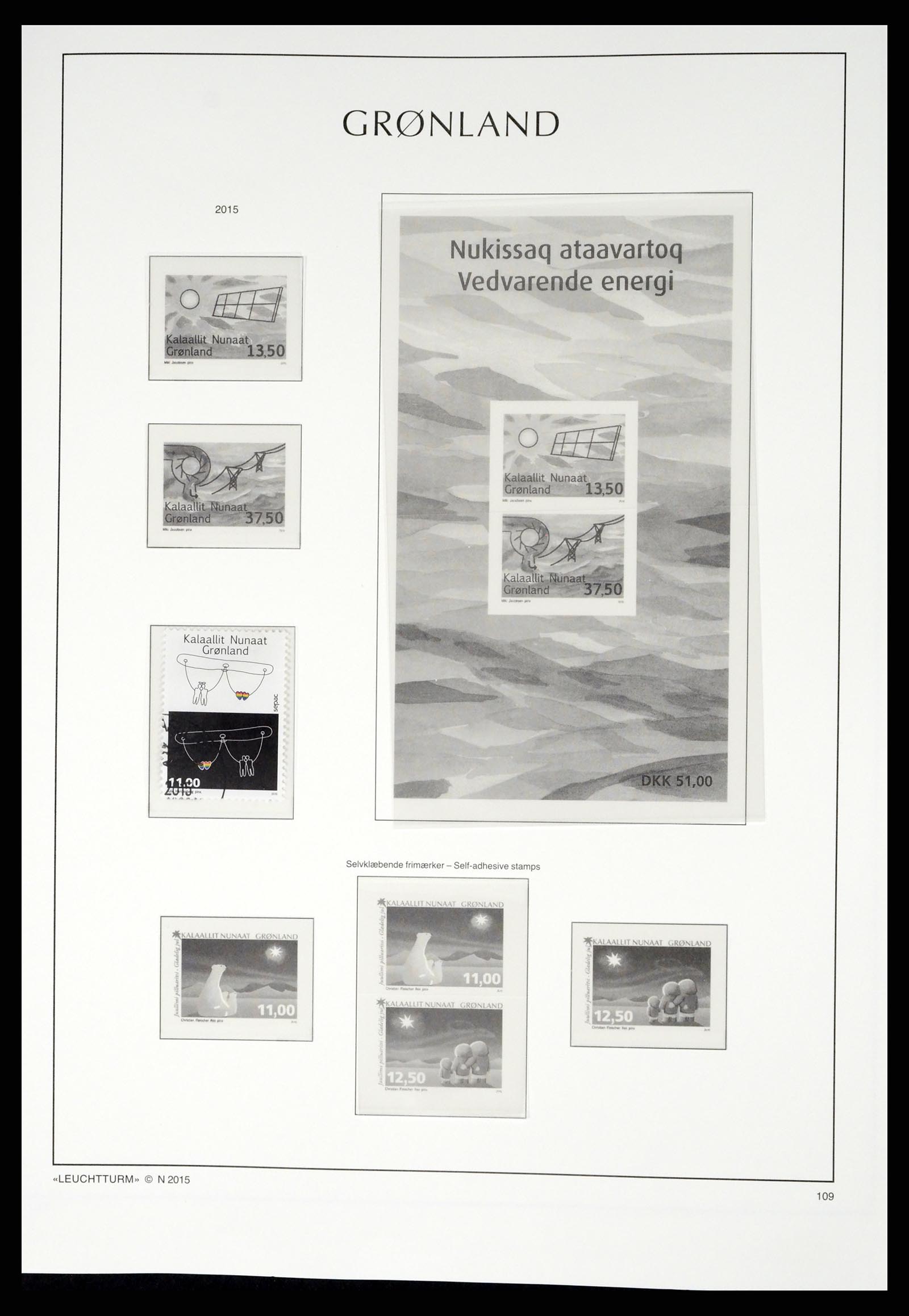 37406 121 - Postzegelverzameling 37406 Groenland 1938-2014.