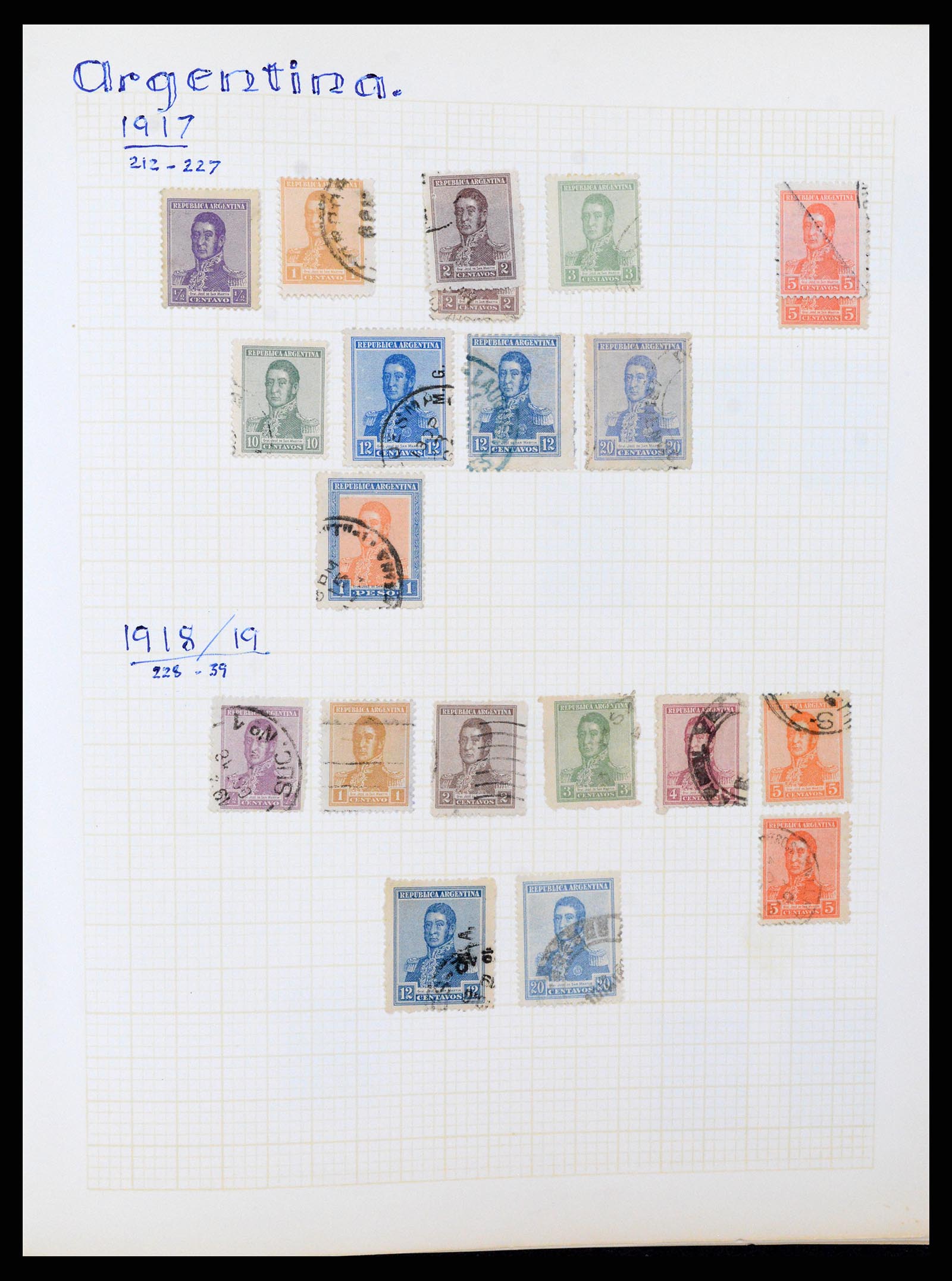 37408 009 - Postzegelverzameling 37408 Latijns Amerika 1846-1940.