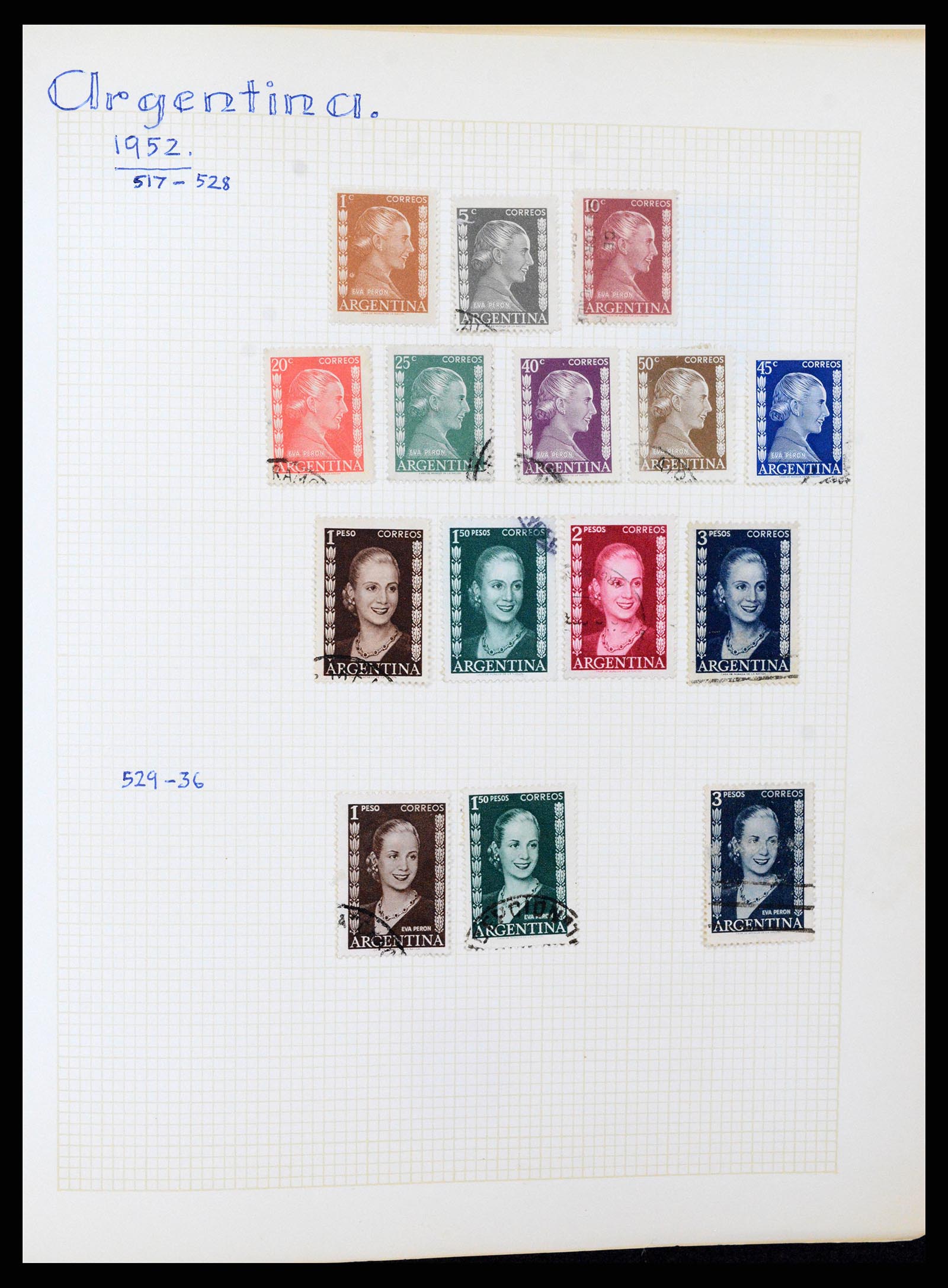 37408 025 - Postzegelverzameling 37408 Latijns Amerika 1846-1940.