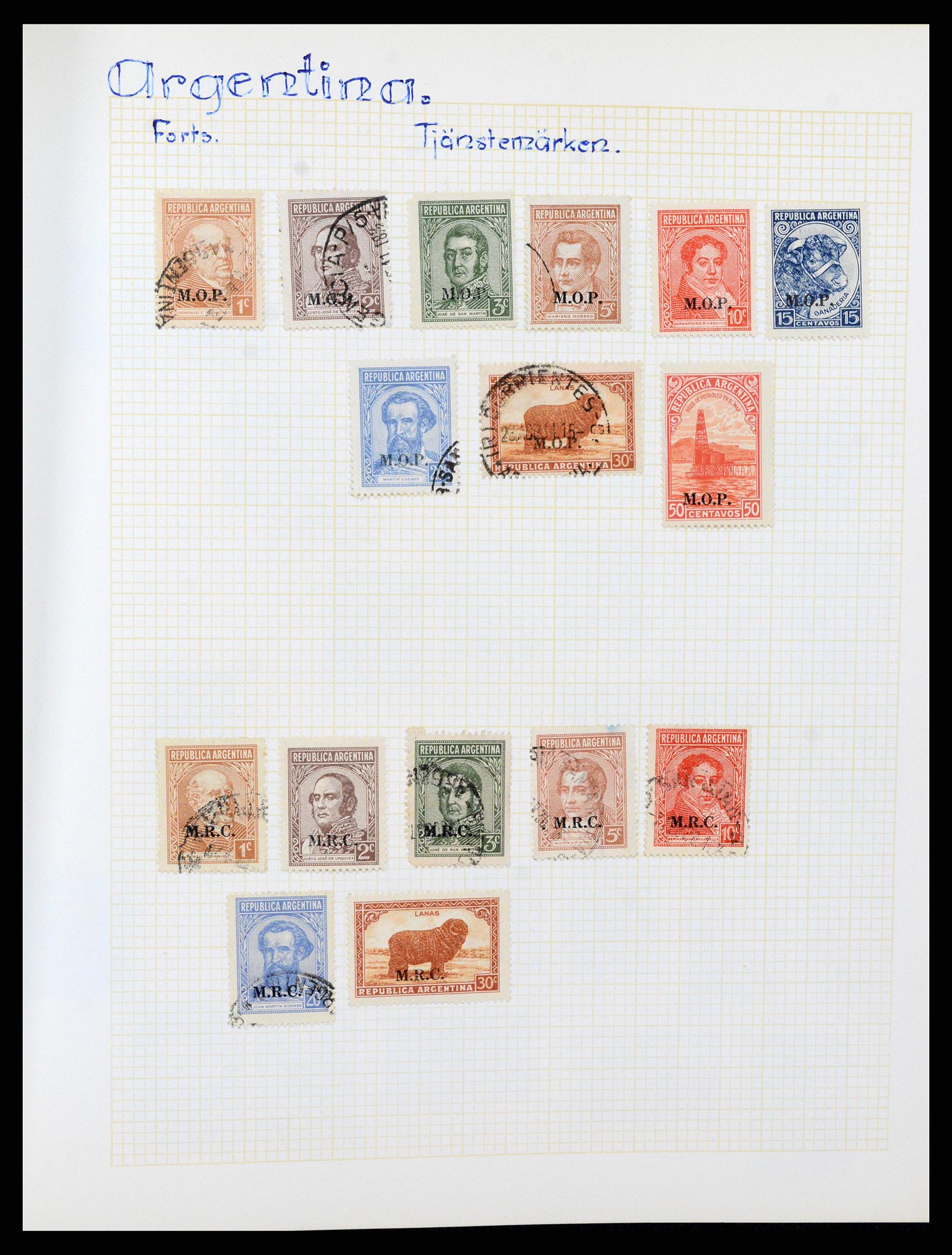 37408 041 - Postzegelverzameling 37408 Latijns Amerika 1846-1940.