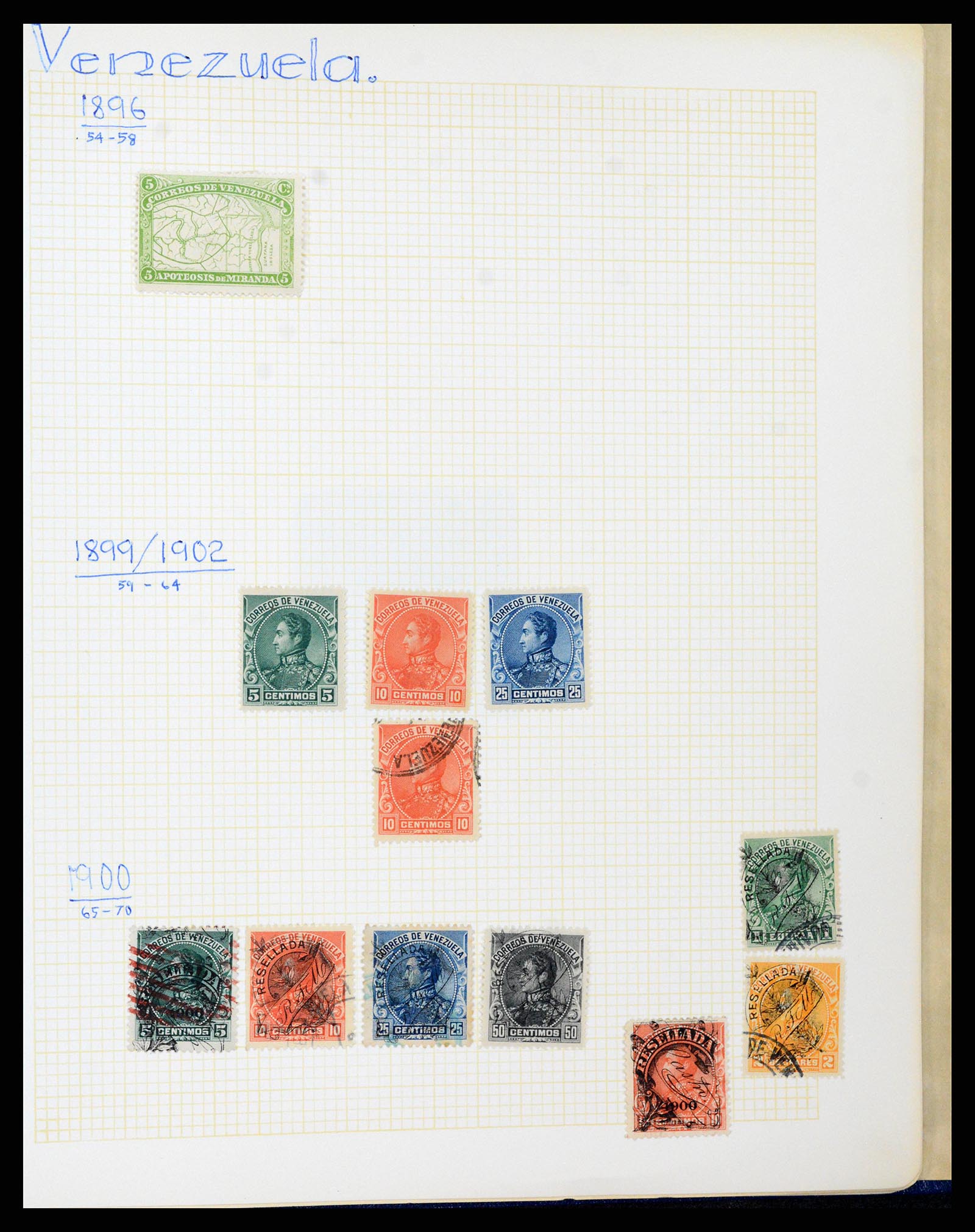 37408 507 - Postzegelverzameling 37408 Latijns Amerika 1846-1940.