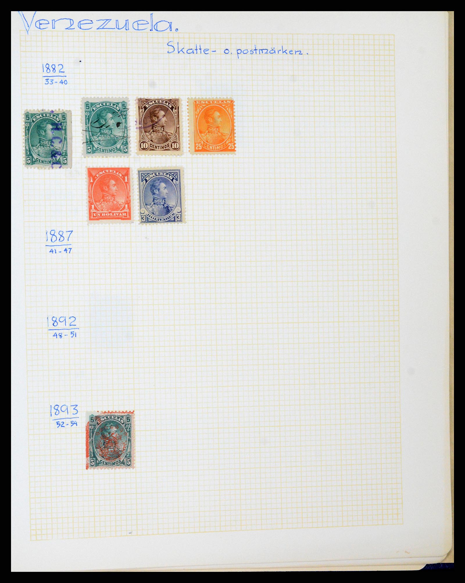37408 512 - Postzegelverzameling 37408 Latijns Amerika 1846-1940.