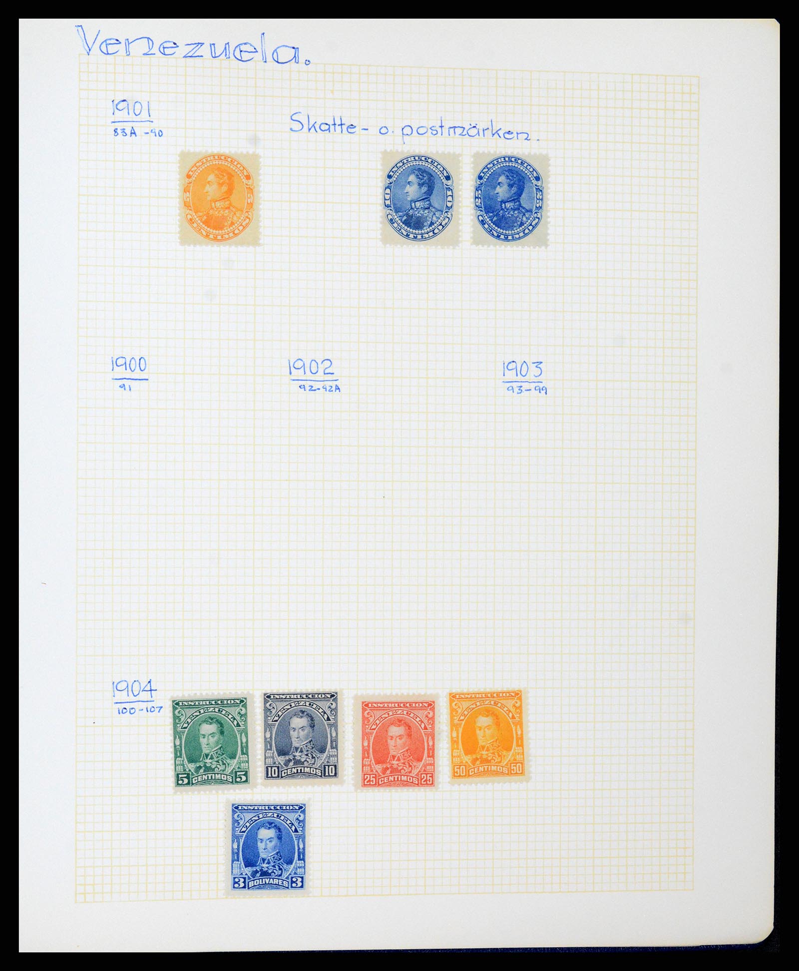 37408 514 - Postzegelverzameling 37408 Latijns Amerika 1846-1940.