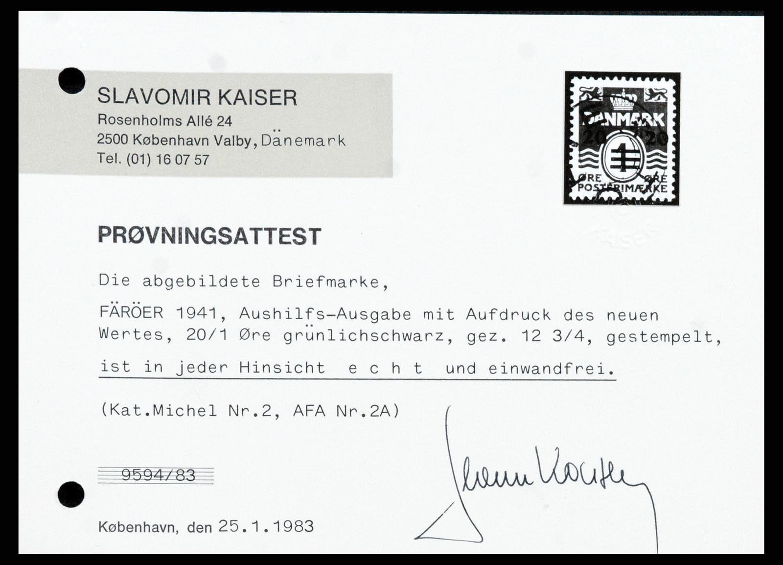 37410 019 - Postzegelverzameling 37410 Faeroer 1919-1941.