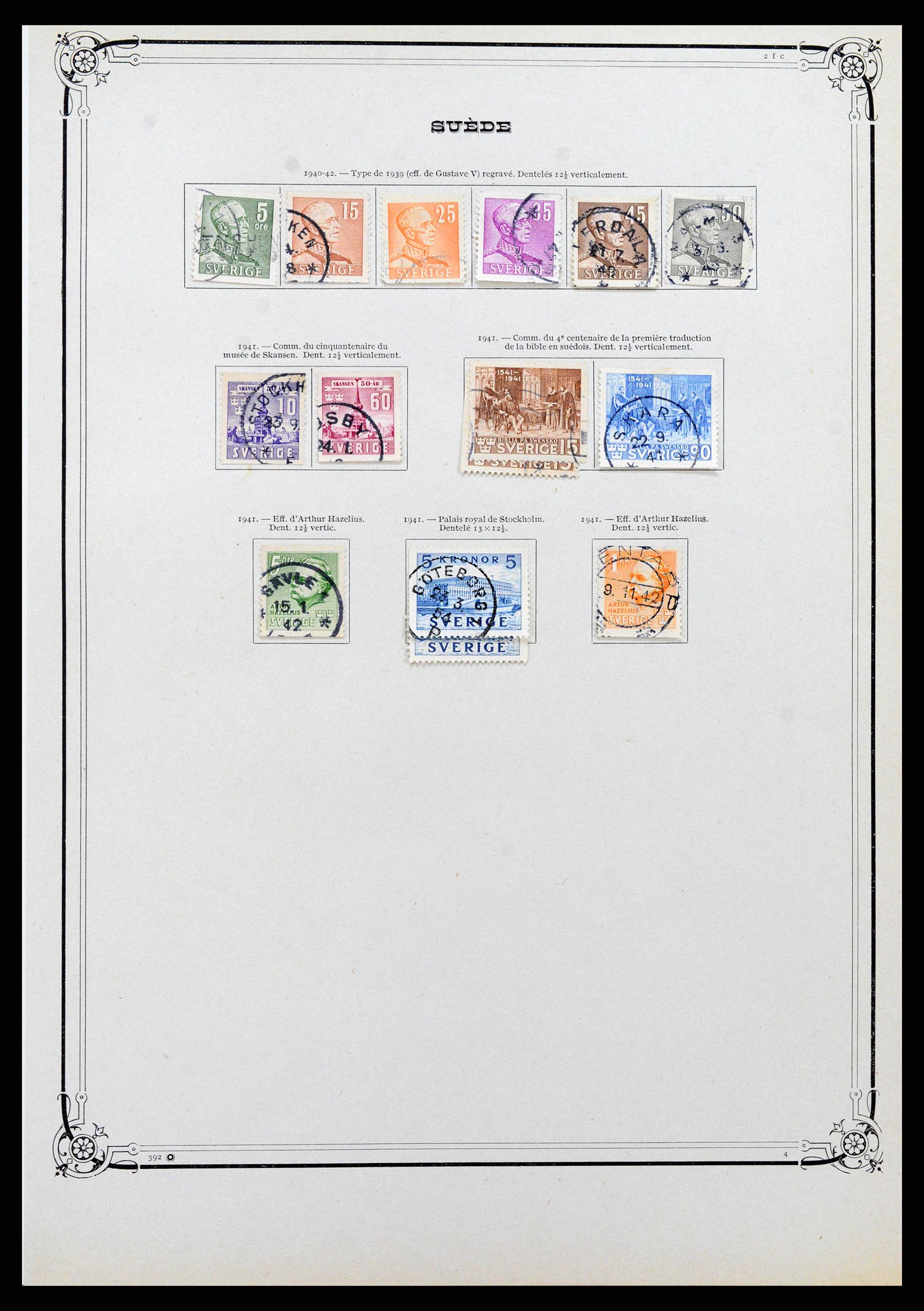 37414 012 - Stamp collection 37414 Sweden 1855-1997.