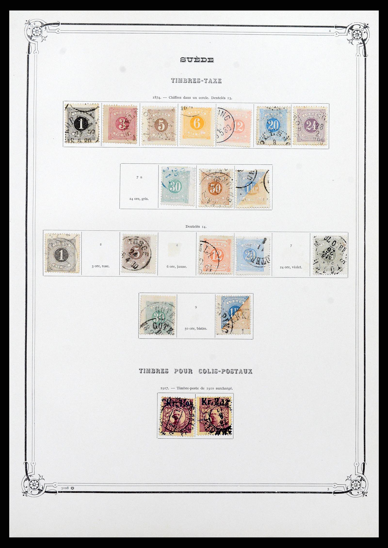 37414 016 - Postzegelverzameling 37414 Zweden 1855-1997.