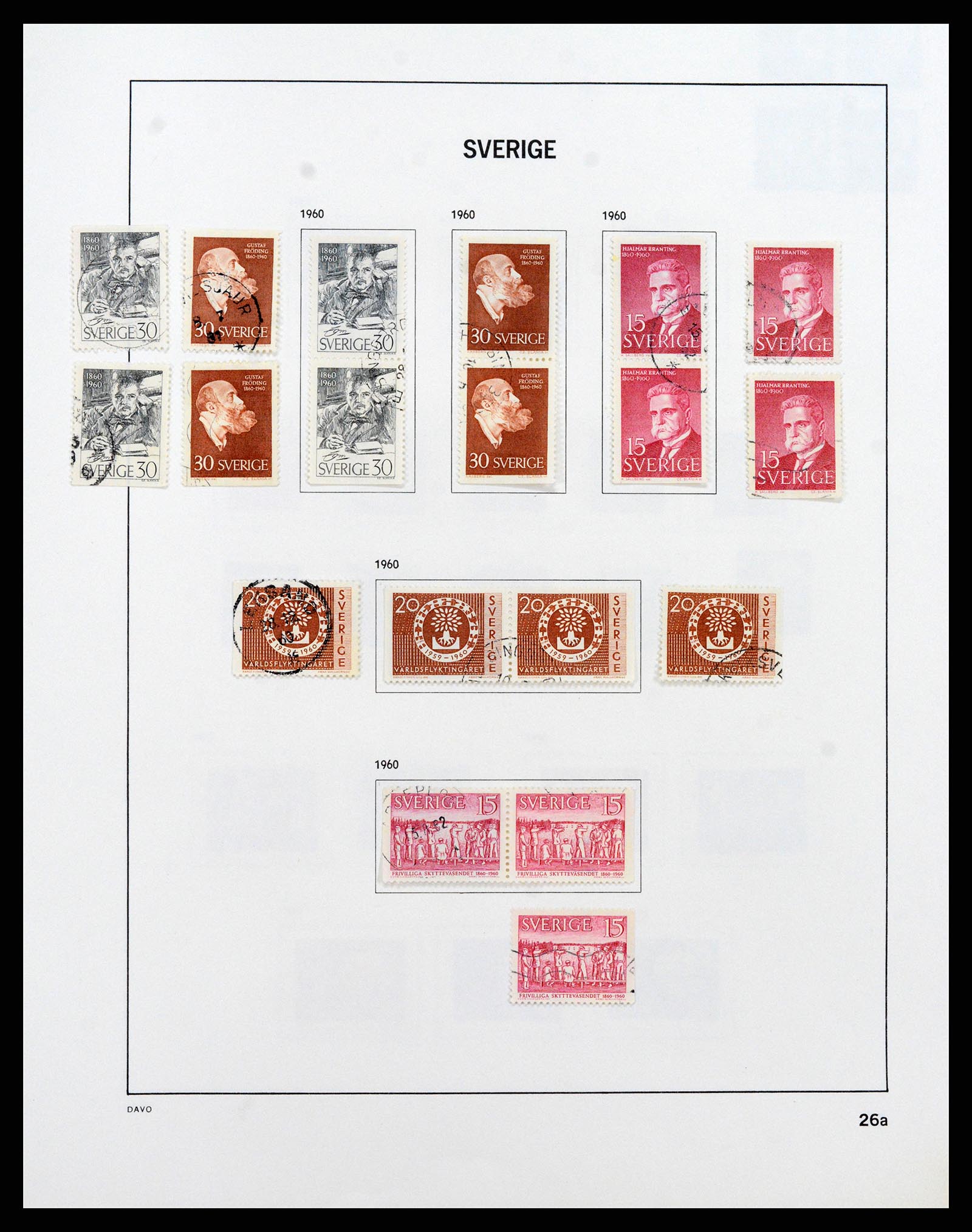 37414 039 - Stamp collection 37414 Sweden 1855-1997.