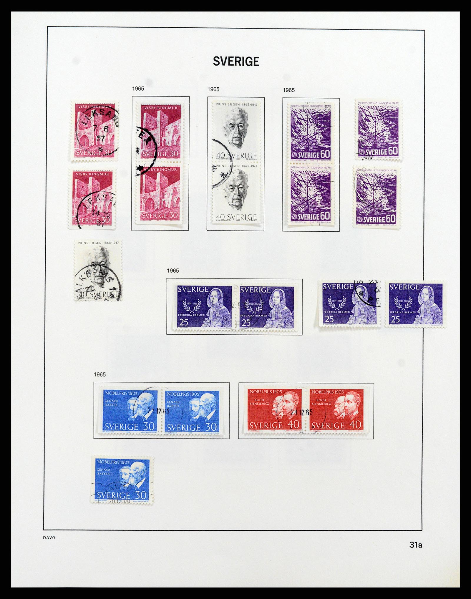 37414 049 - Postzegelverzameling 37414 Zweden 1855-1997.