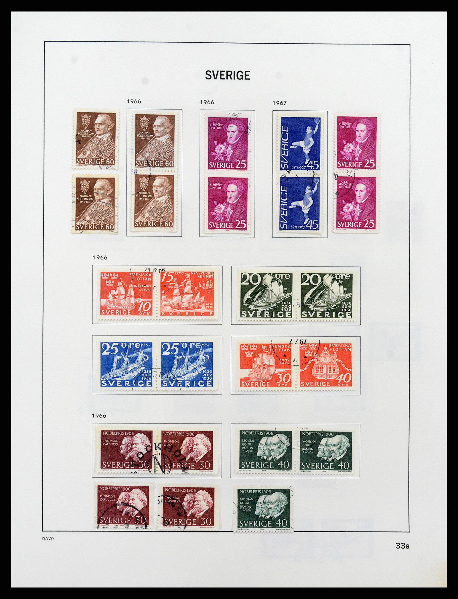 37414 053 - Stamp collection 37414 Sweden 1855-1997.