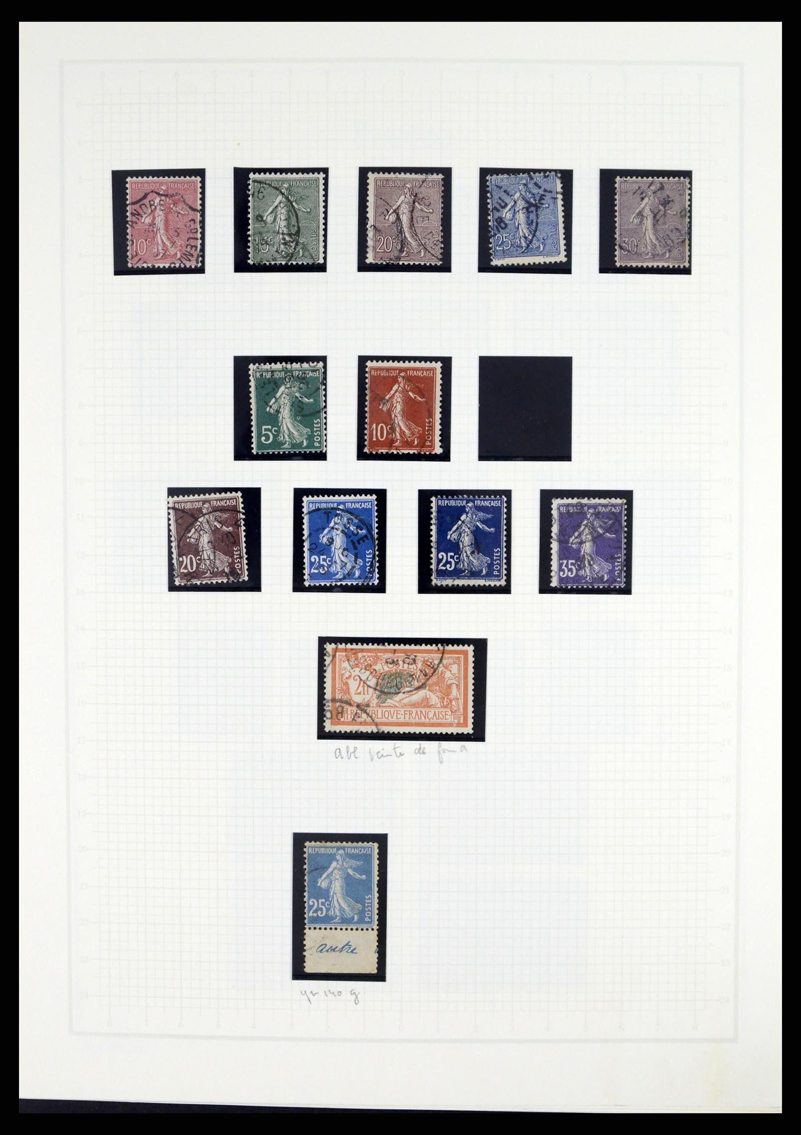 37415 010 - Postzegelverzameling 37415 Frankrijk 1849-2005.
