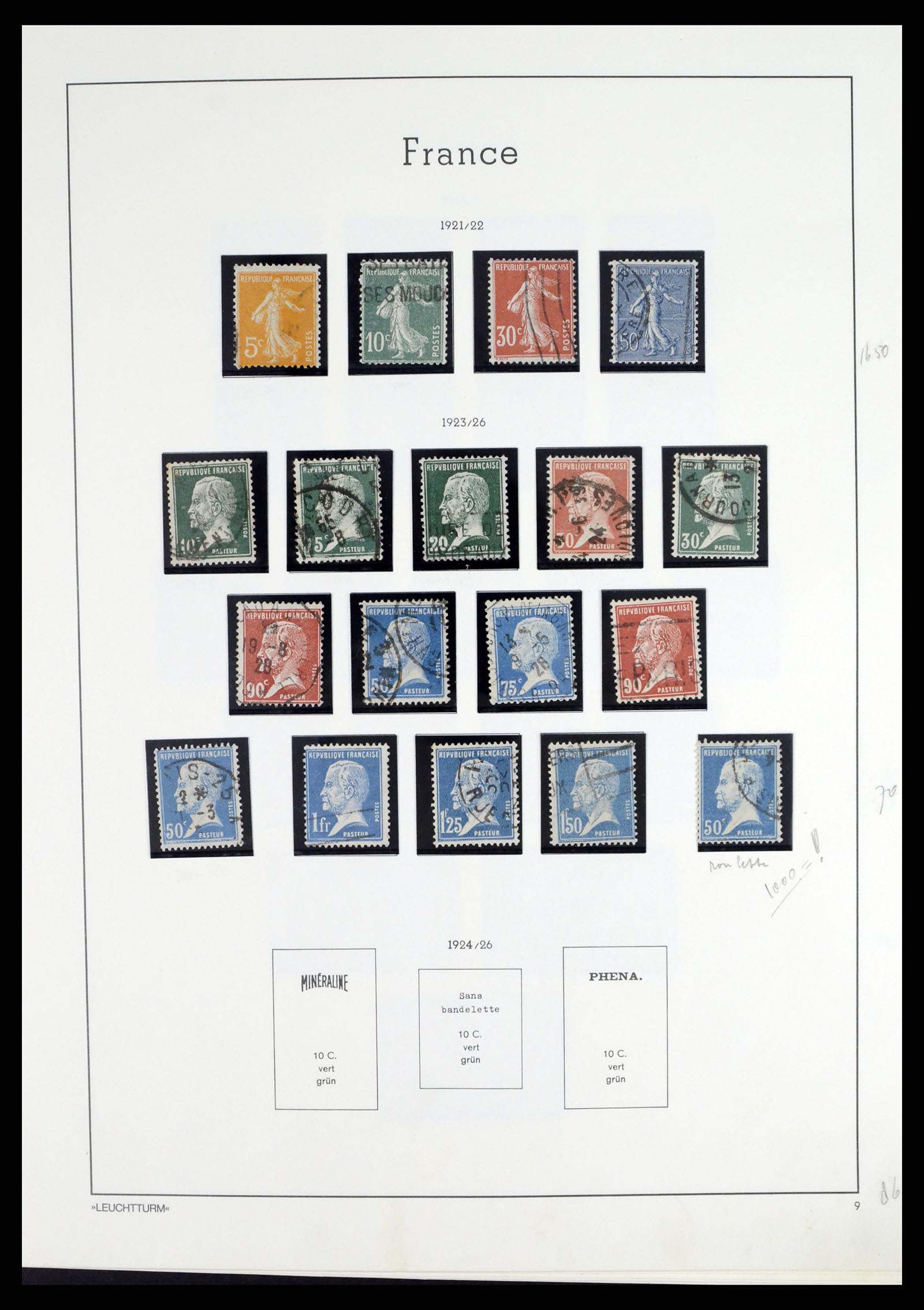 37415 012 - Postzegelverzameling 37415 Frankrijk 1849-2005.