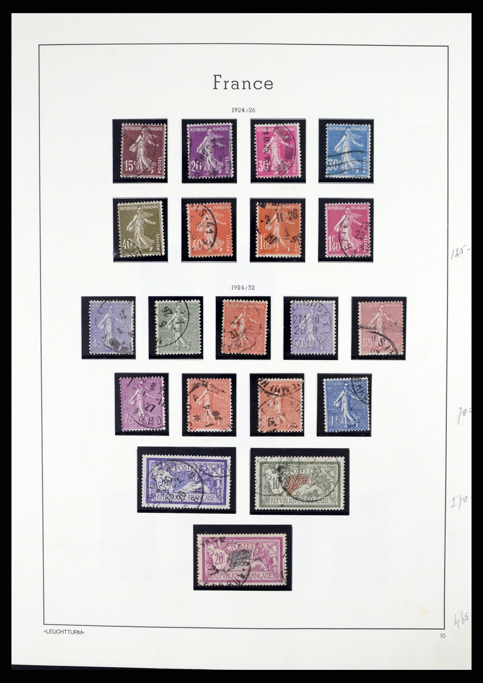 37415 013 - Postzegelverzameling 37415 Frankrijk 1849-2005.