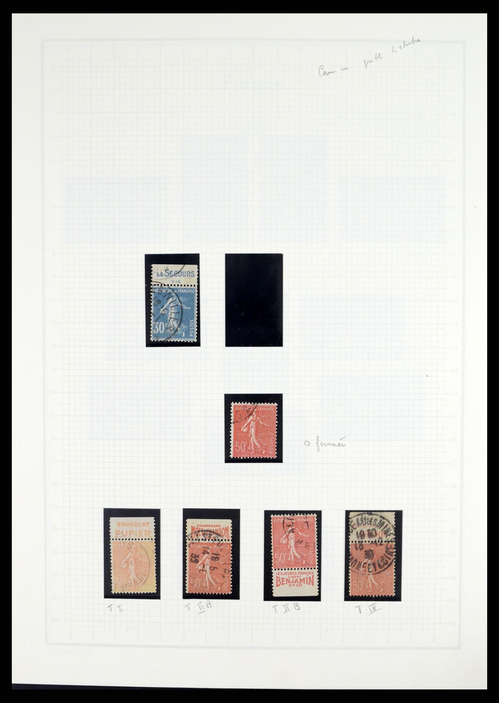 37415 014 - Postzegelverzameling 37415 Frankrijk 1849-2005.