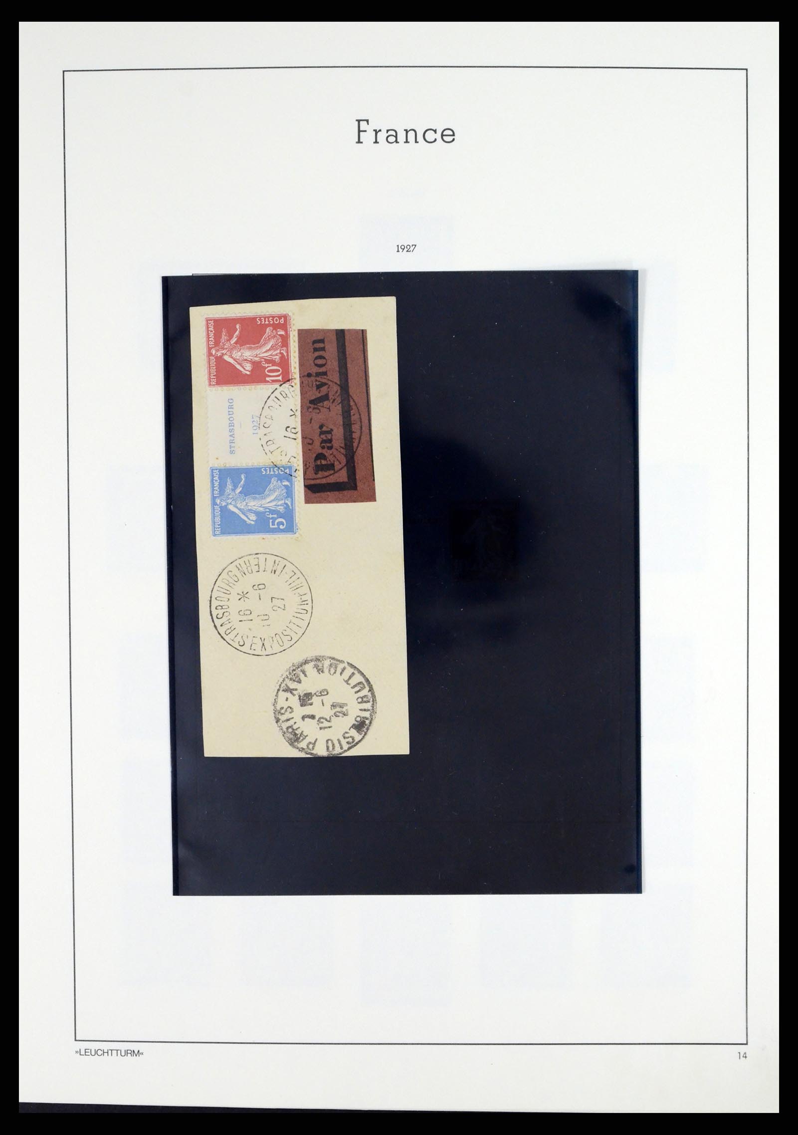 37415 018 - Postzegelverzameling 37415 Frankrijk 1849-2005.