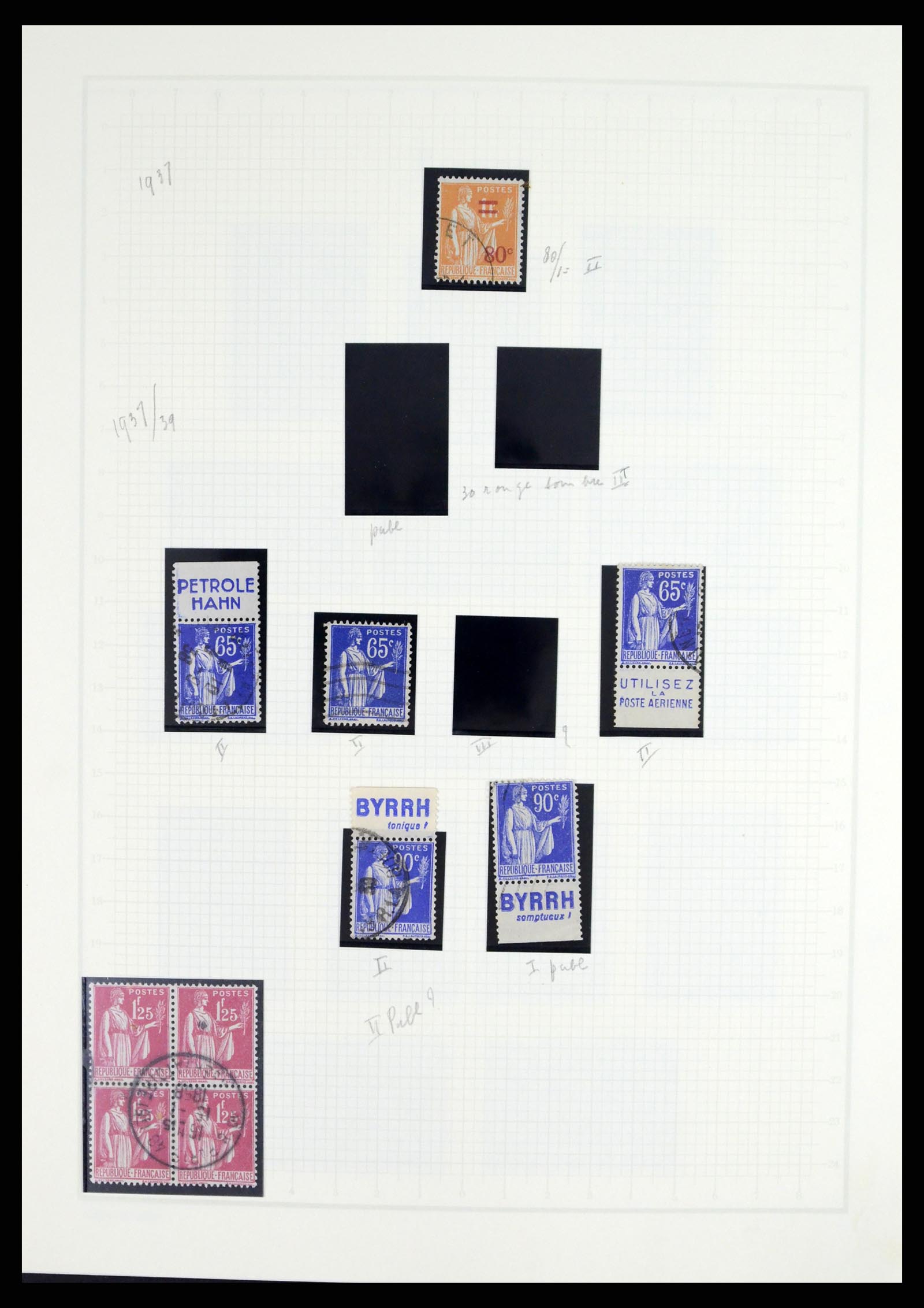 37415 032 - Postzegelverzameling 37415 Frankrijk 1849-2005.