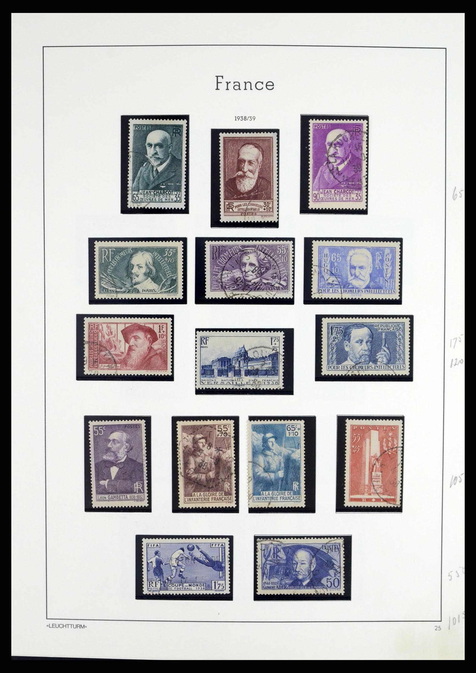 37415 033 - Stamp collection 37415 France 1849-2005.