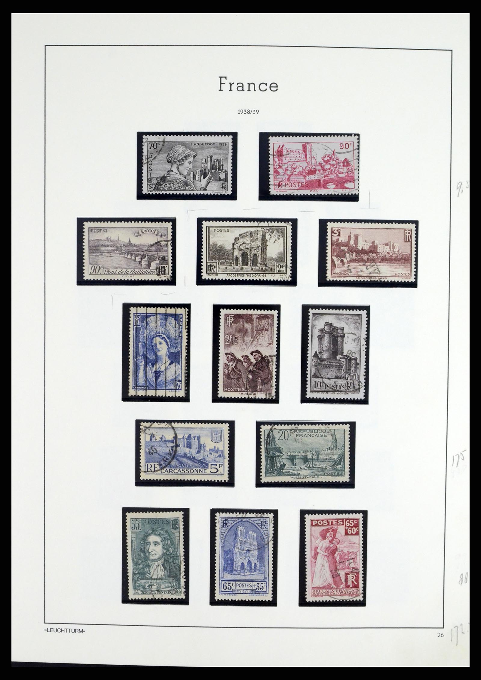 37415 034 - Postzegelverzameling 37415 Frankrijk 1849-2005.