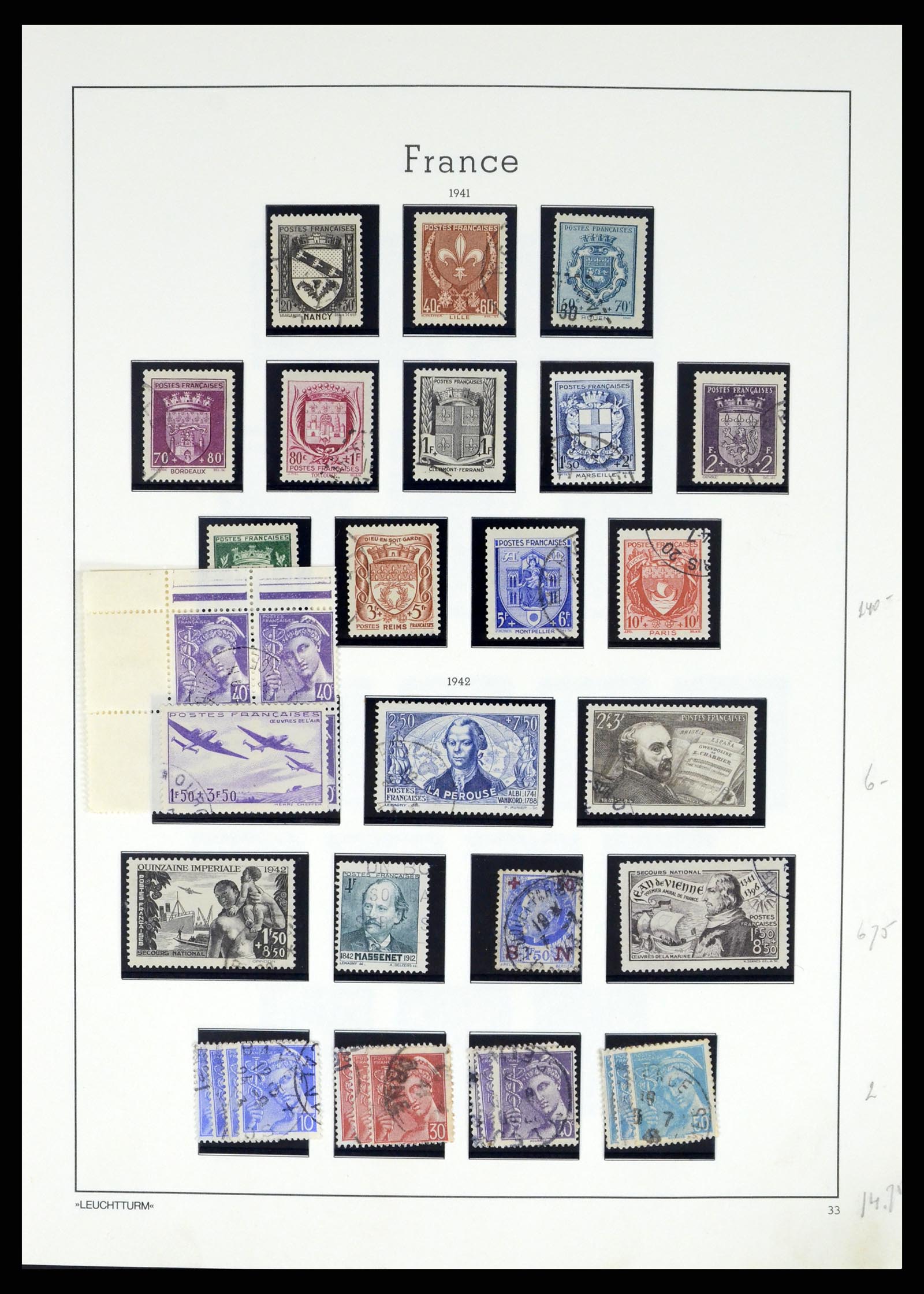 37415 042 - Stamp collection 37415 France 1849-2005.