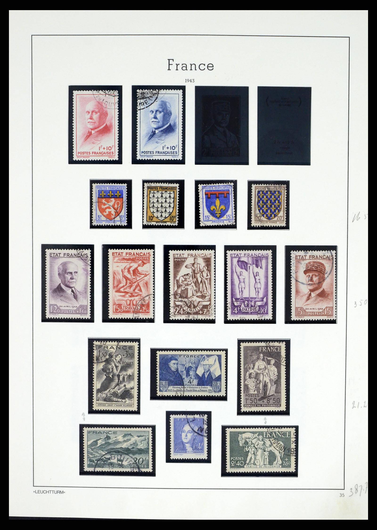 37415 044 - Stamp collection 37415 France 1849-2005.