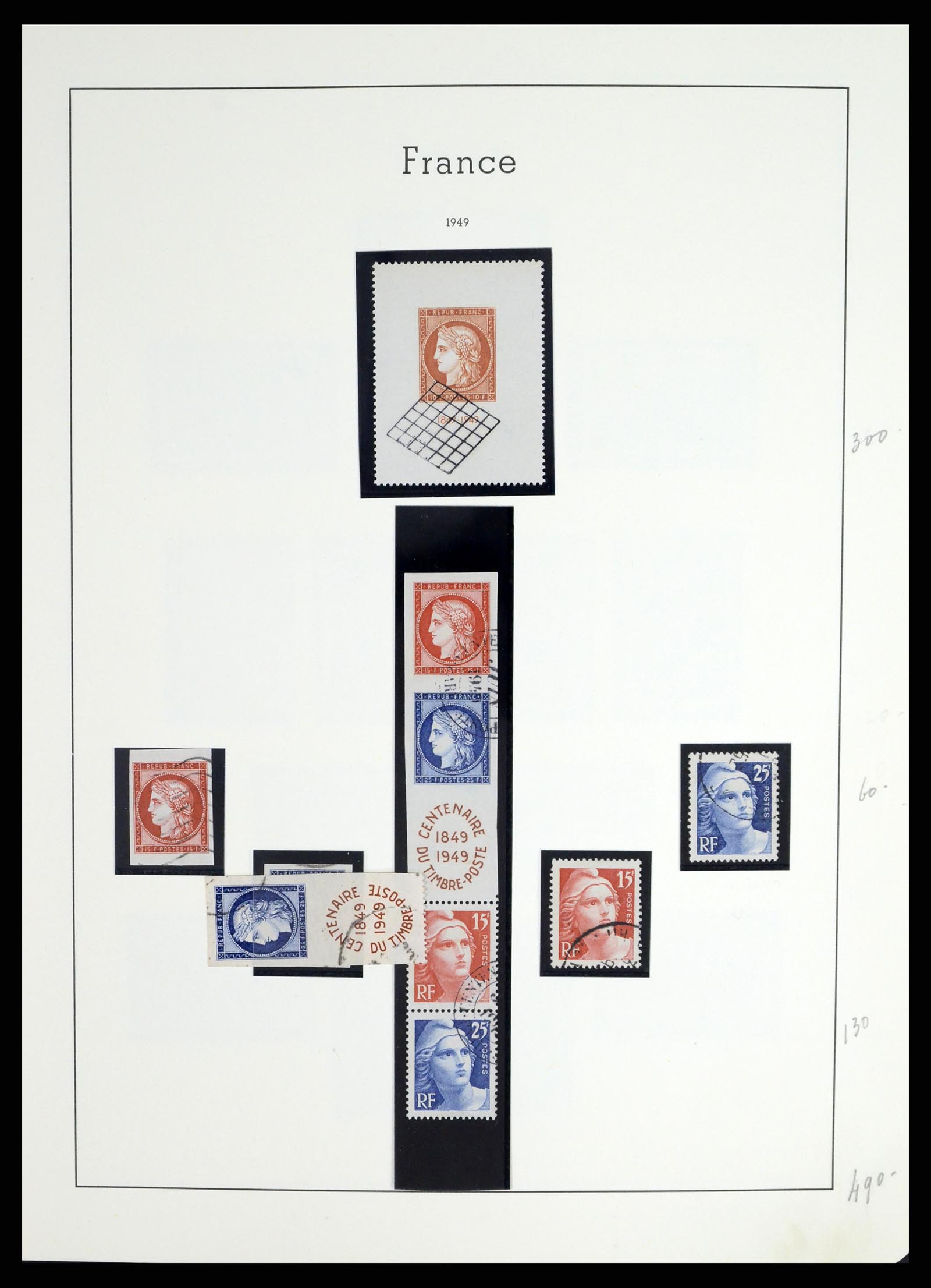 37415 061 - Postzegelverzameling 37415 Frankrijk 1849-2005.