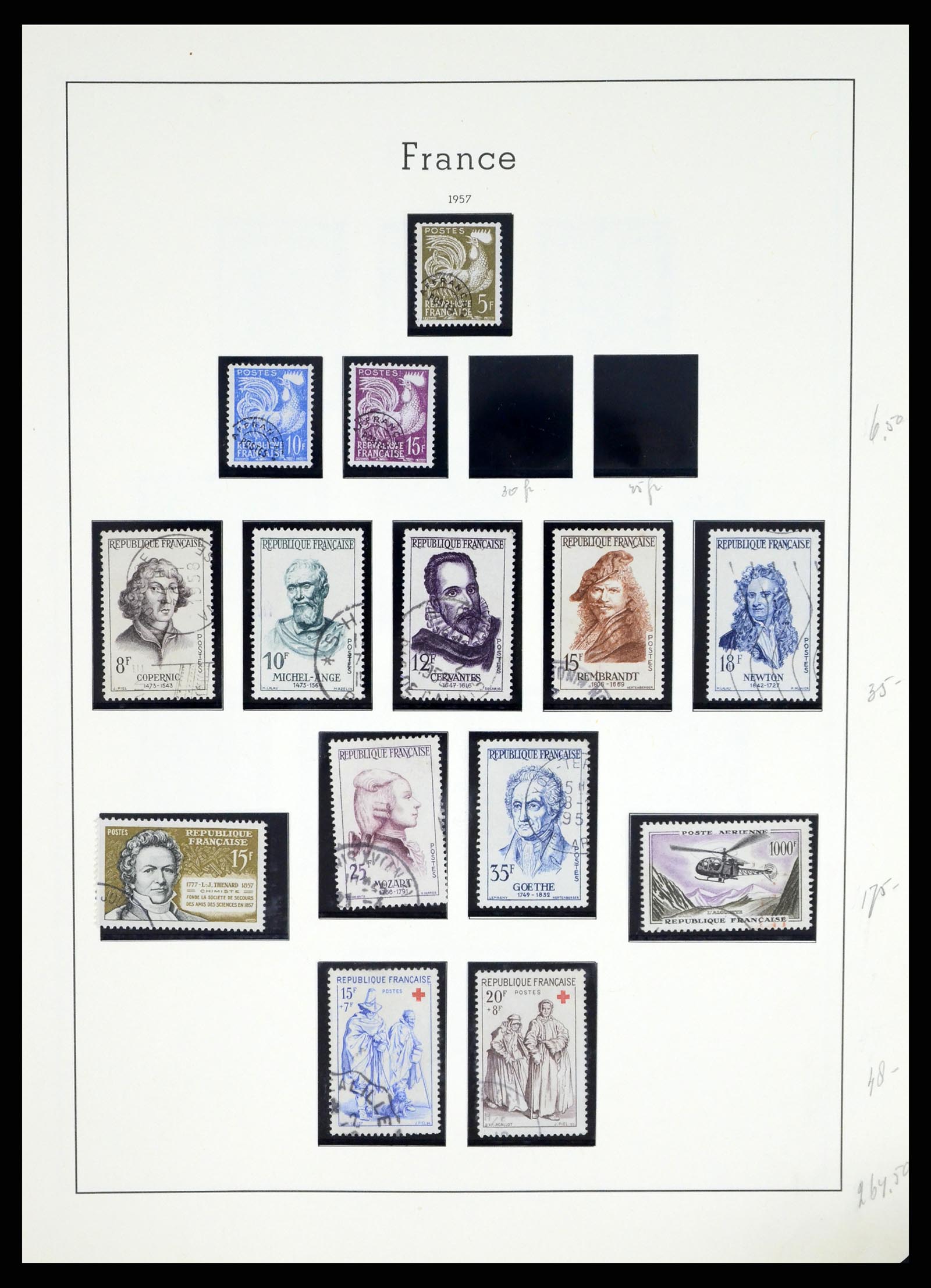 37415 085 - Postzegelverzameling 37415 Frankrijk 1849-2005.