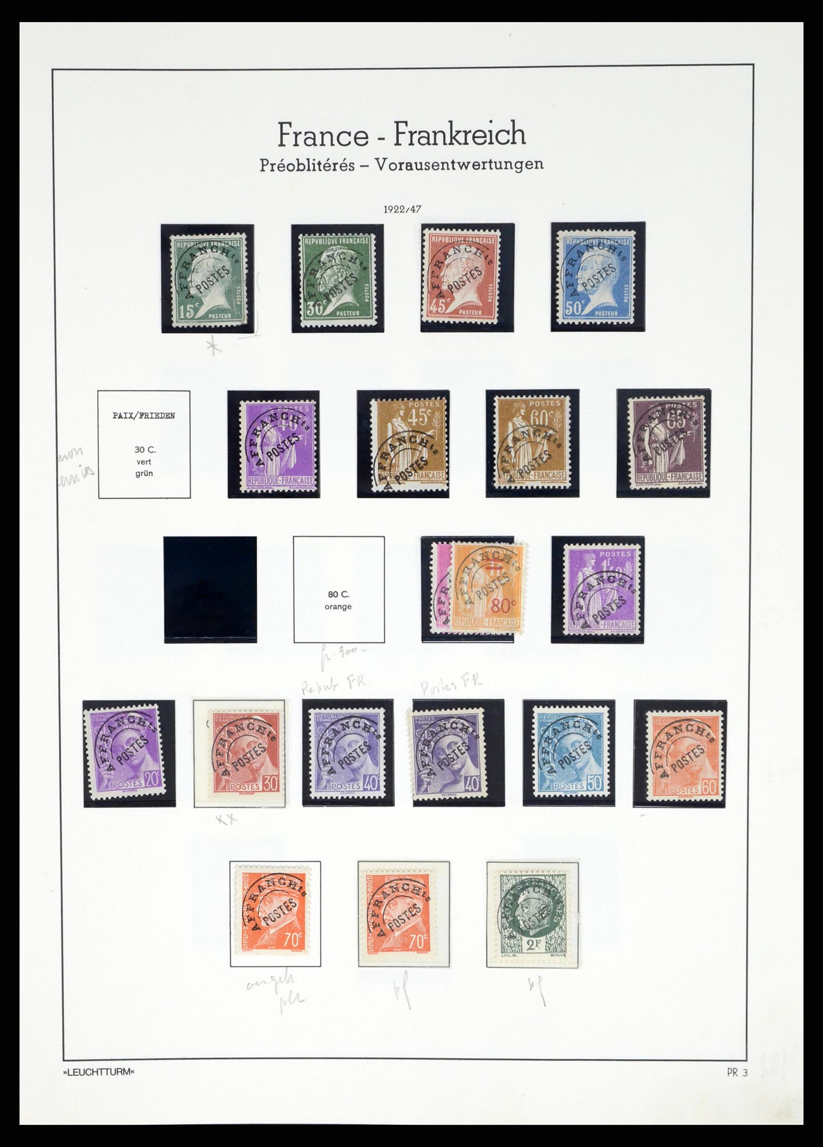 37415 100 - Postzegelverzameling 37415 Frankrijk 1849-2005.