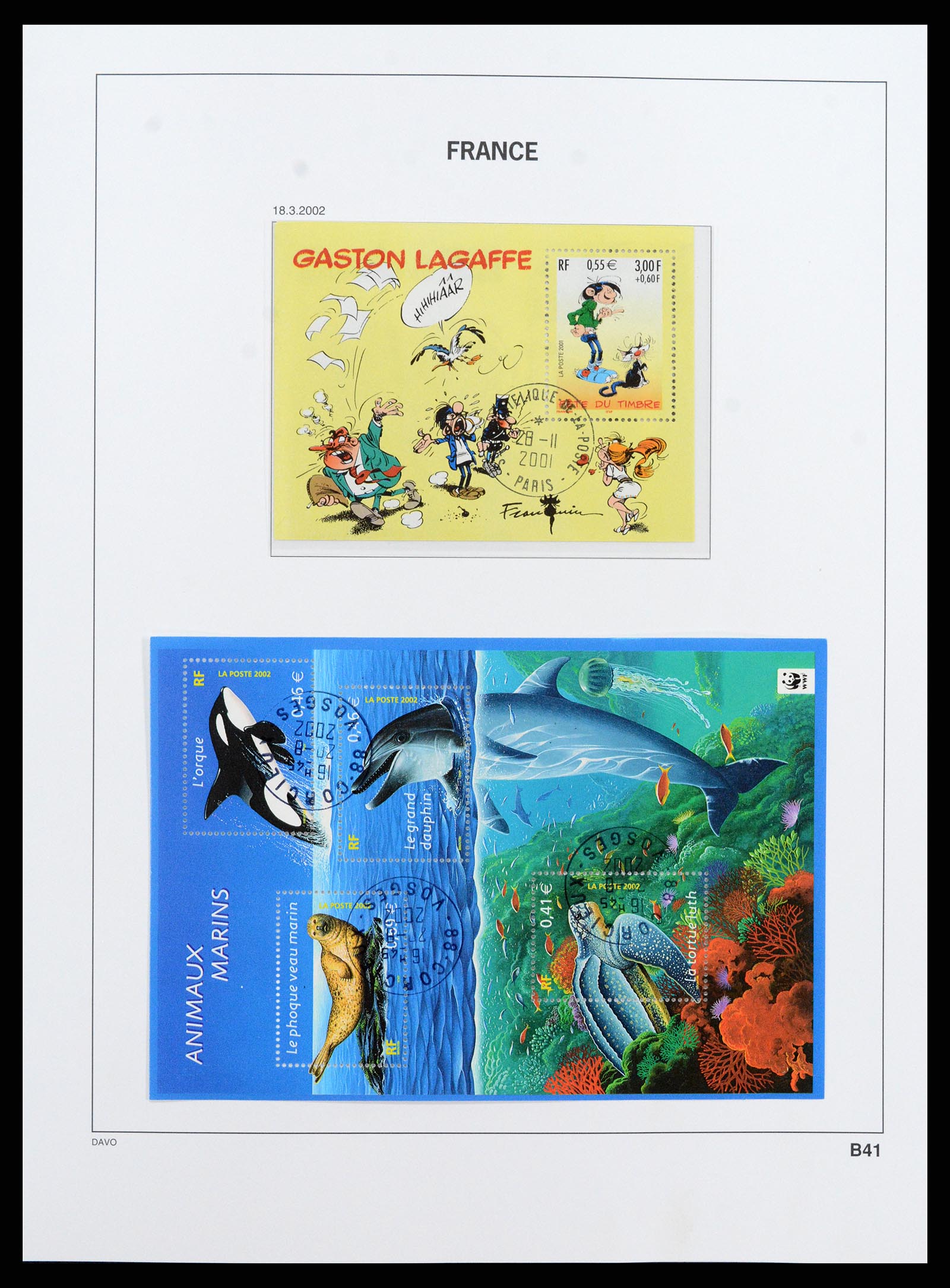 37415 405 - Postzegelverzameling 37415 Frankrijk 1849-2005.