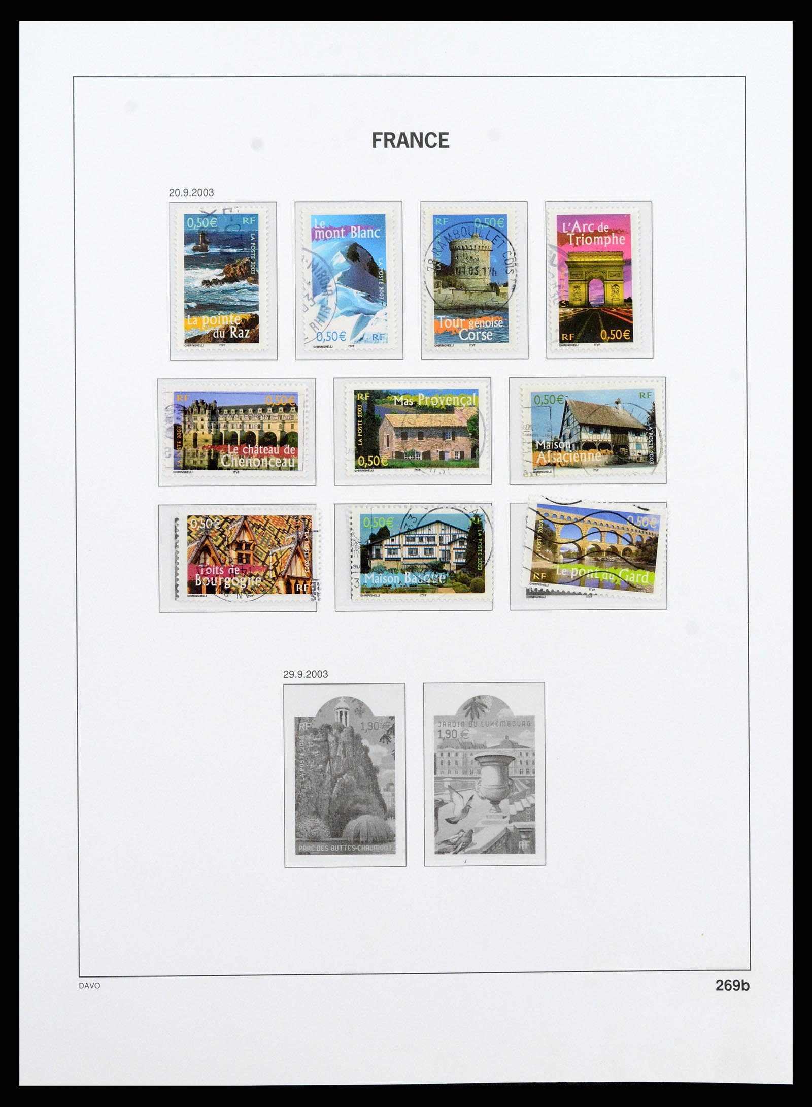37415 414 - Postzegelverzameling 37415 Frankrijk 1849-2005.