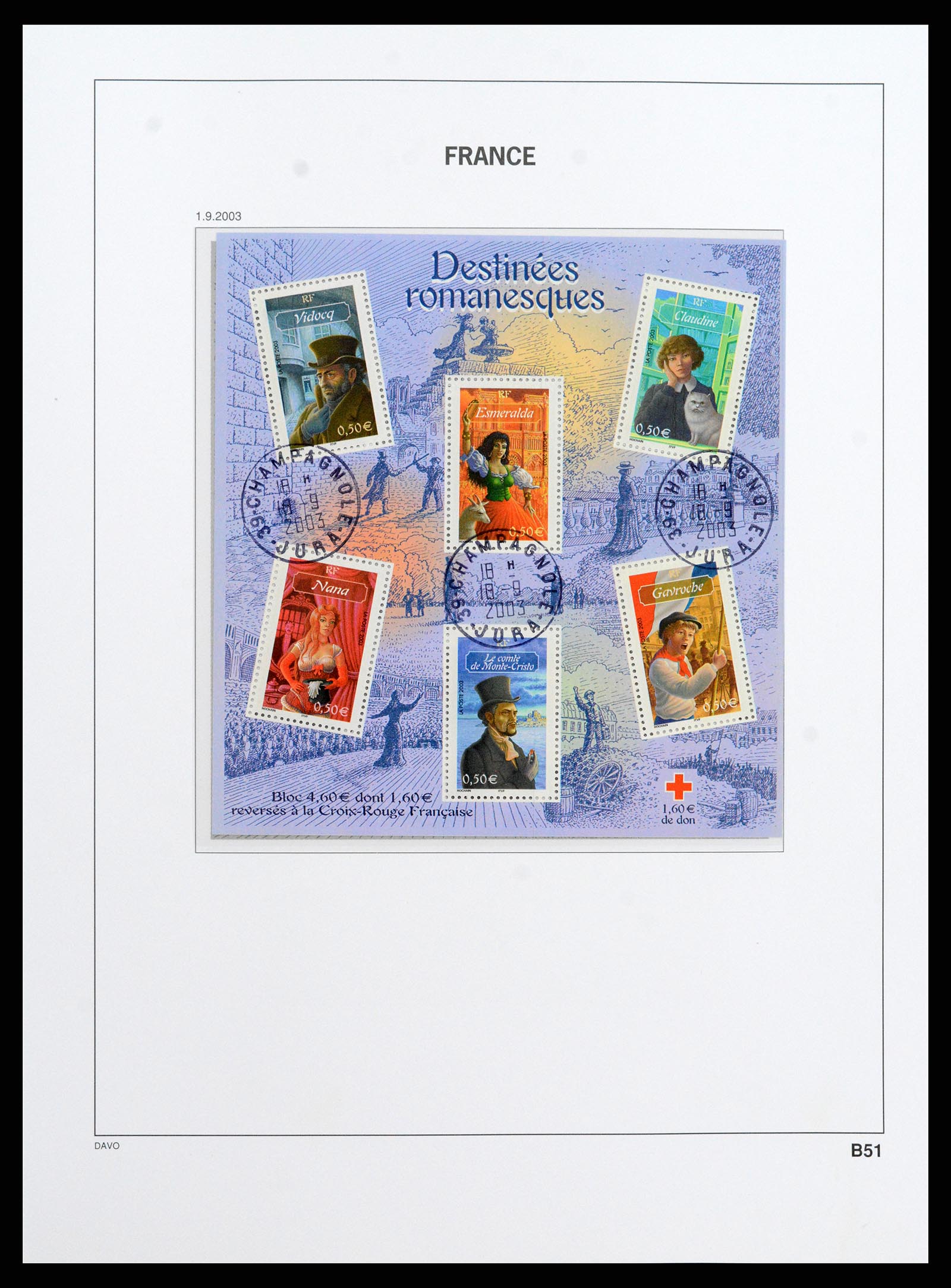 37415 417 - Postzegelverzameling 37415 Frankrijk 1849-2005.